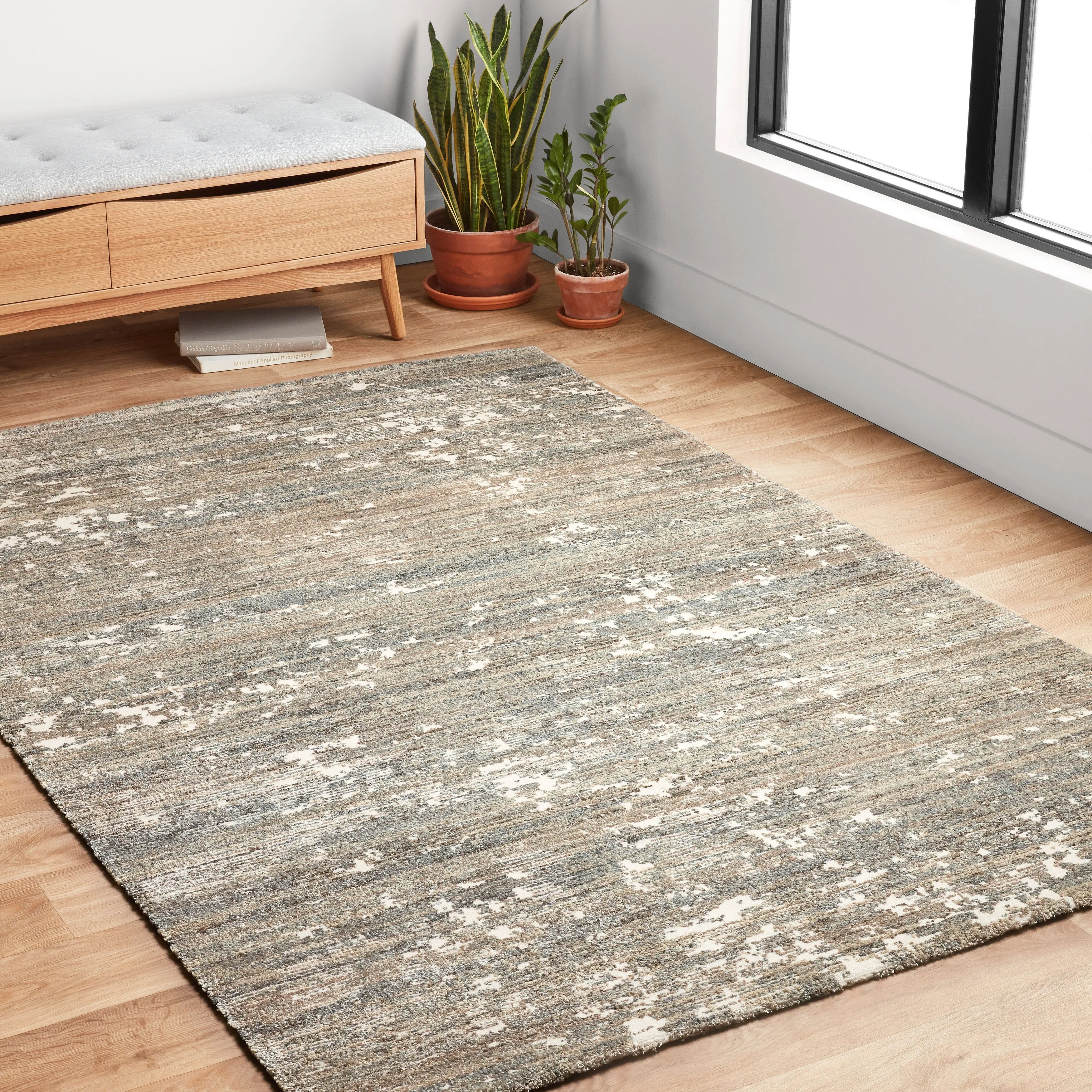 Alexander Home Zion Stone Abstract Modern & Contemporary Rug