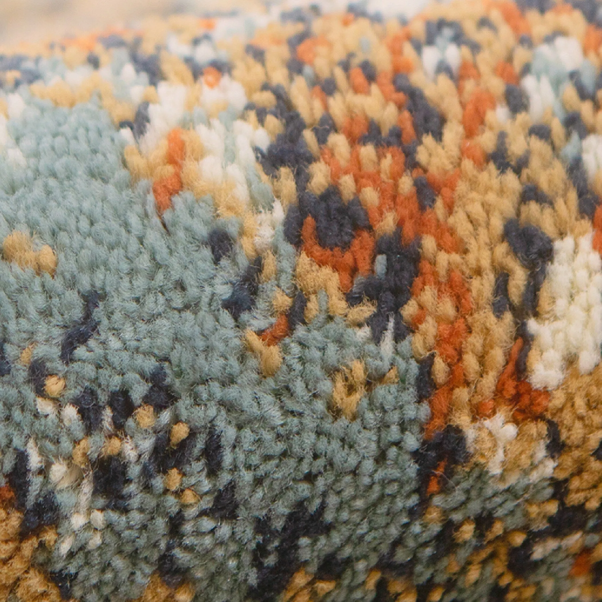 Alurea Clovis Orange Abstract Area Rug