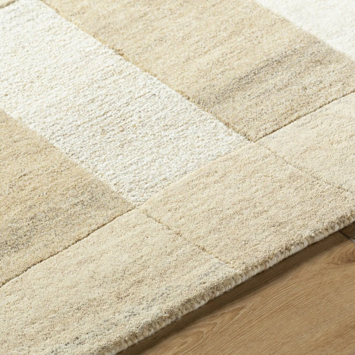Angeline Modern Geometric Wool Area Rug