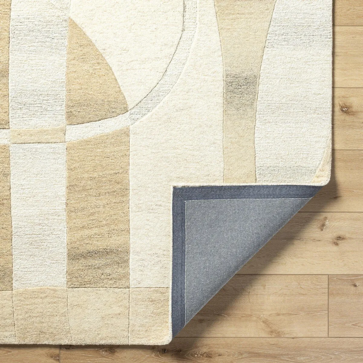 Angeline Modern Geometric Wool Area Rug