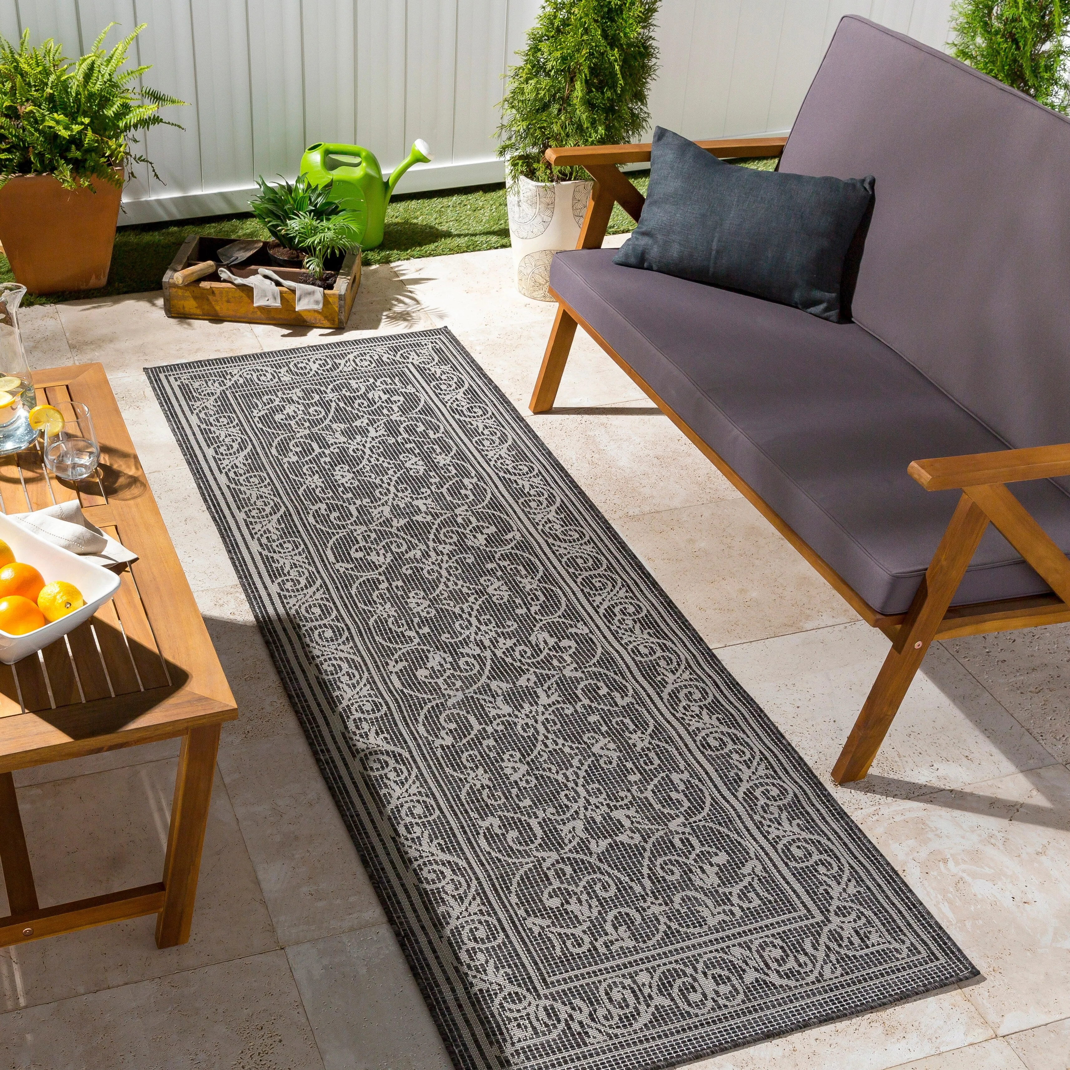 Artistic Weavers Adalet Vintage Boho Medallion Outdoor Area Rug