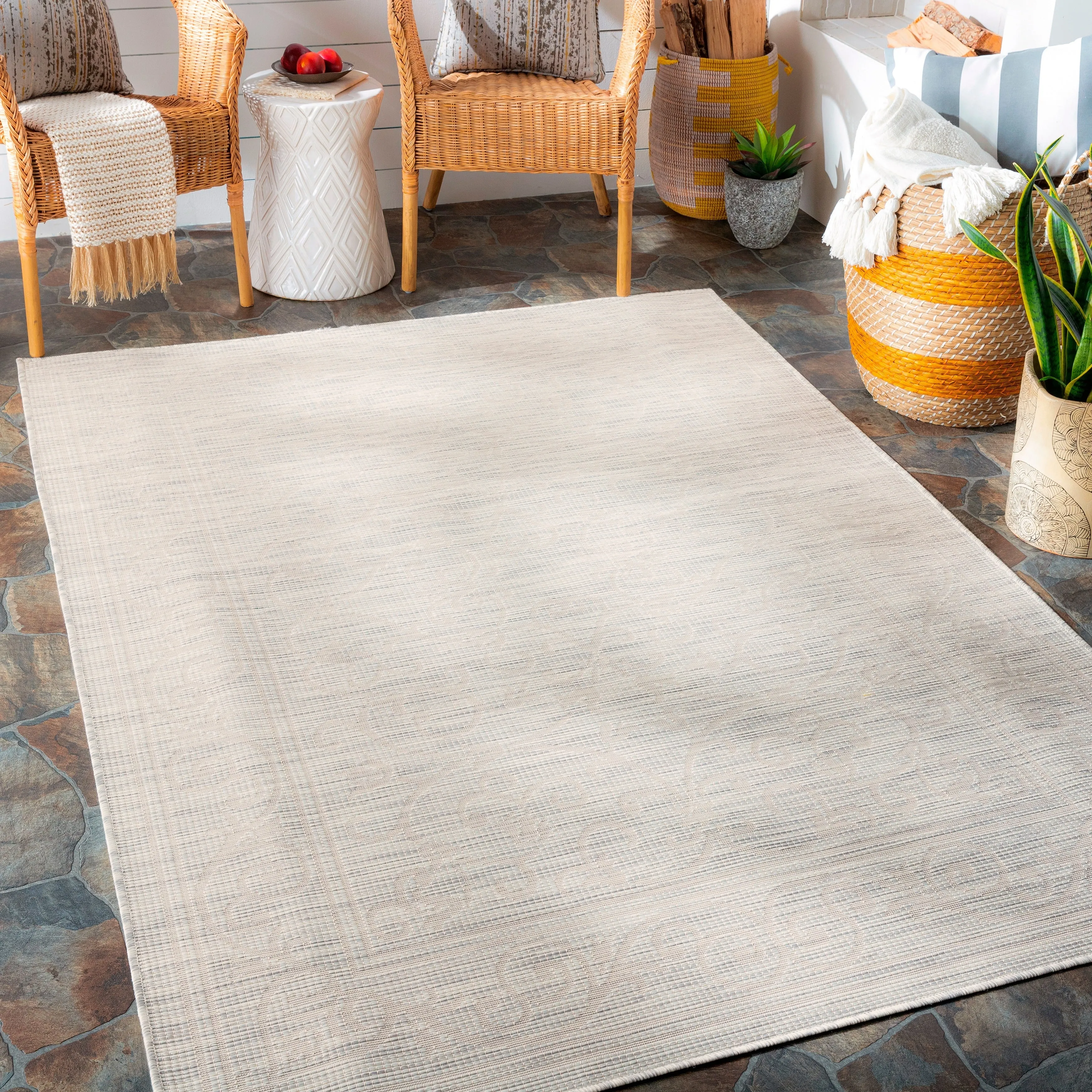 Artistic Weavers Adalet Vintage Boho Medallion Outdoor Area Rug