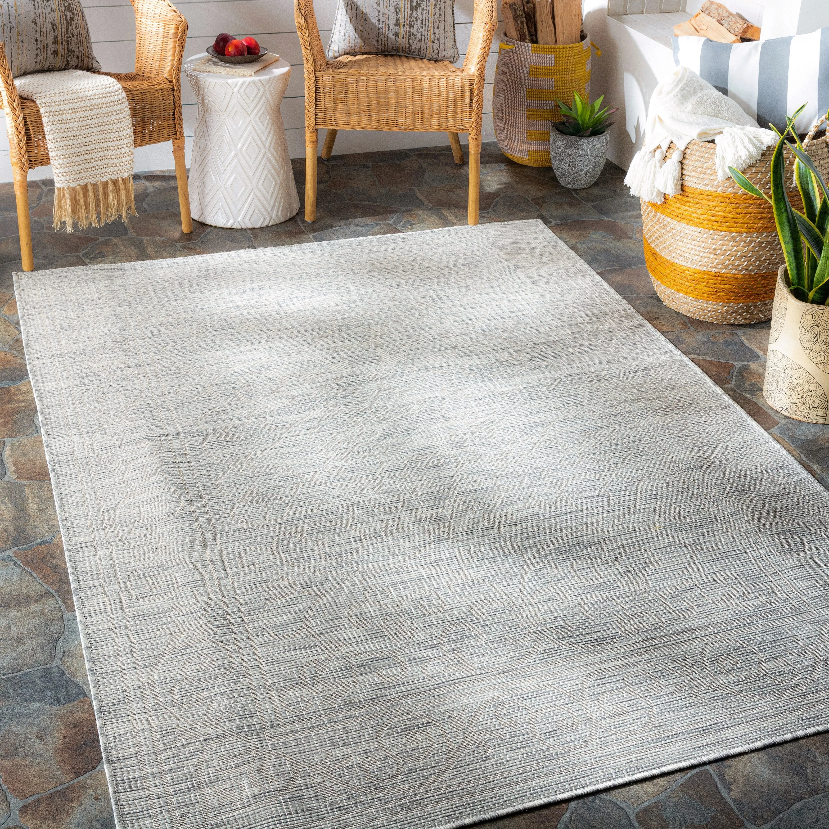 Artistic Weavers Adalet Vintage Boho Medallion Outdoor Area Rug
