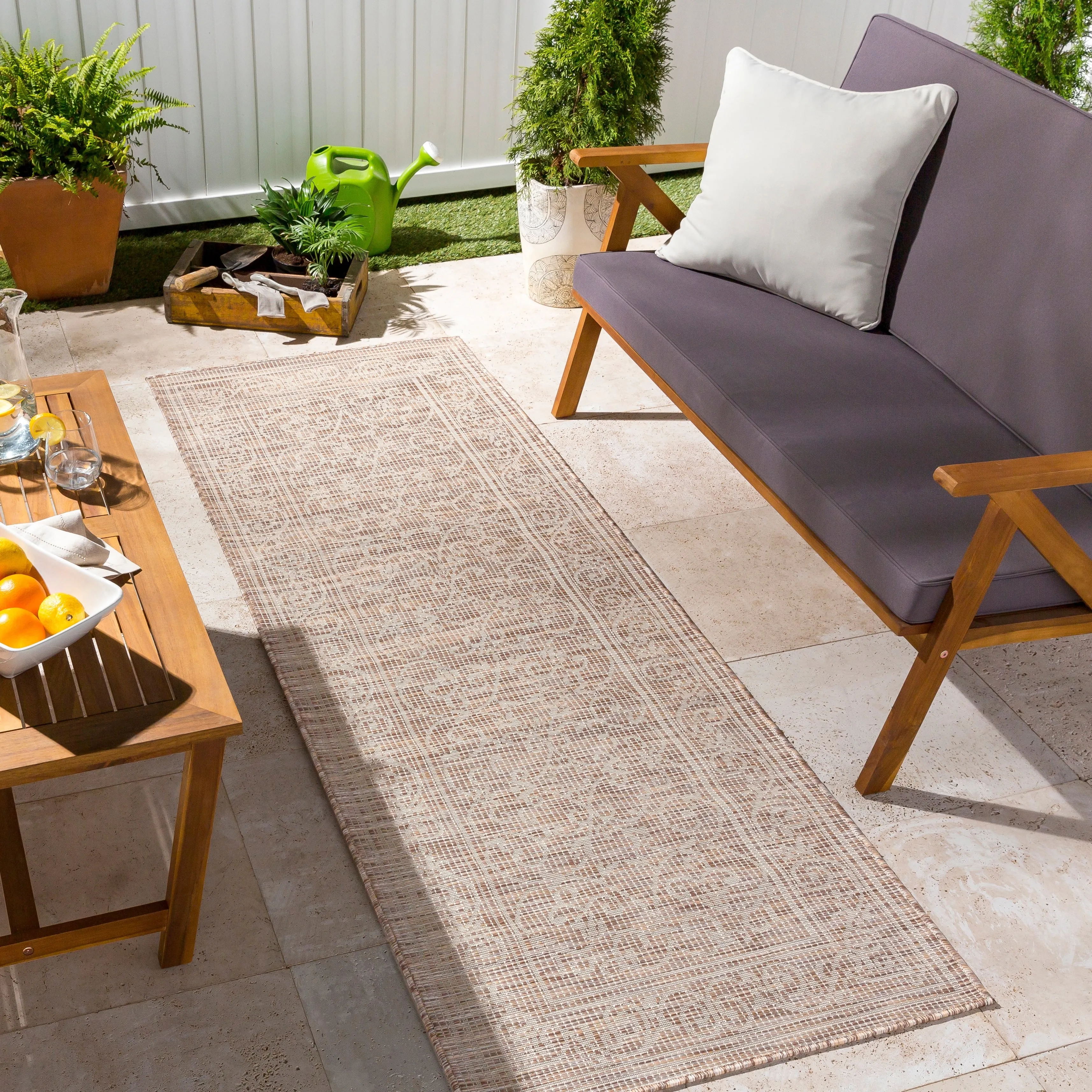 Artistic Weavers Adalet Vintage Boho Medallion Outdoor Area Rug