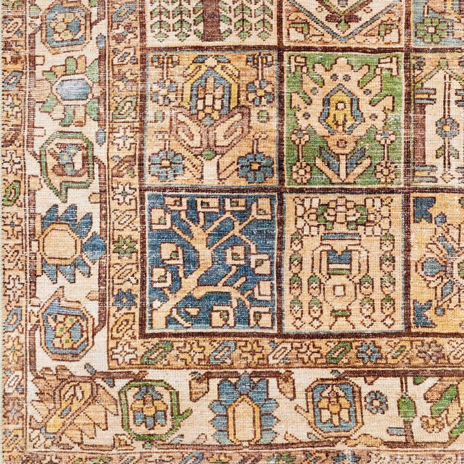 Artistic Weavers Lukae Machine Washable Vintage Border Area Rug