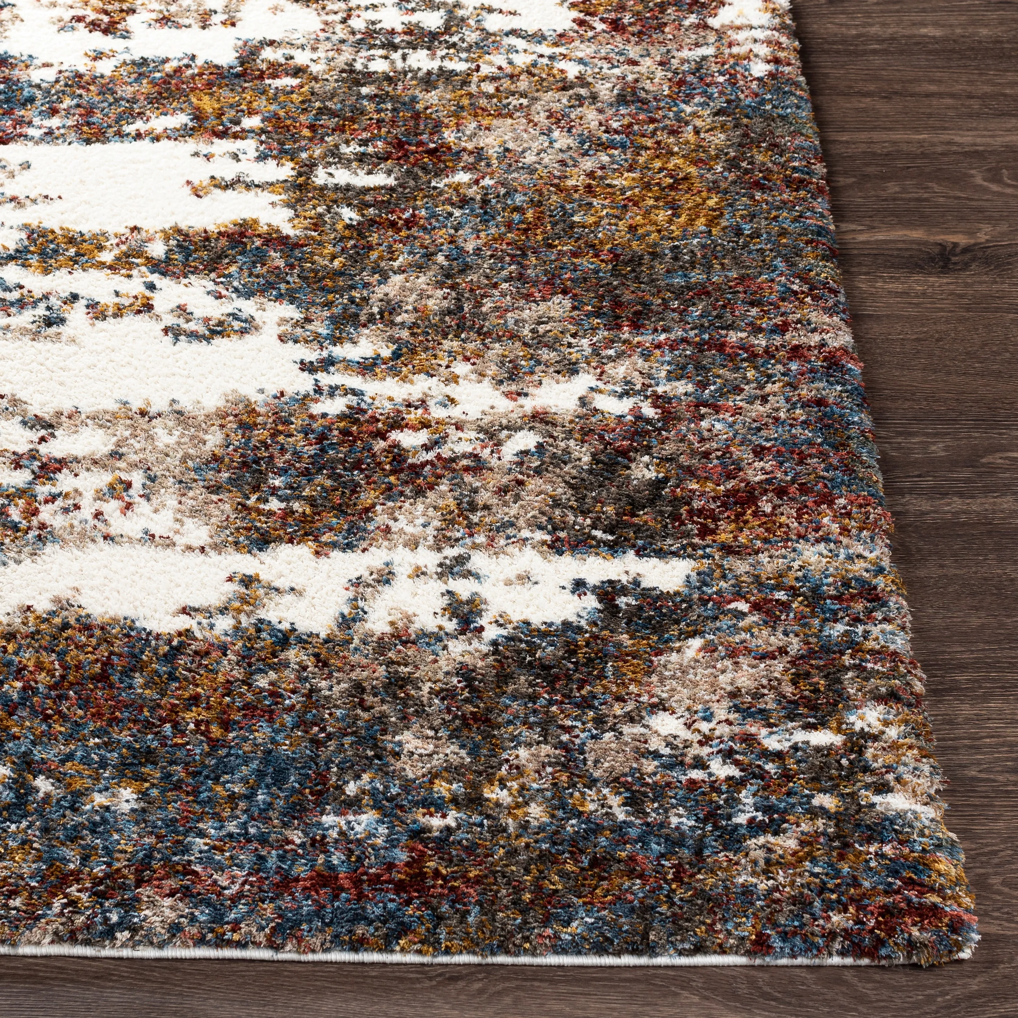 Artistic Weavers Tiago Abstract Watercolor Modern Shag Area Rug