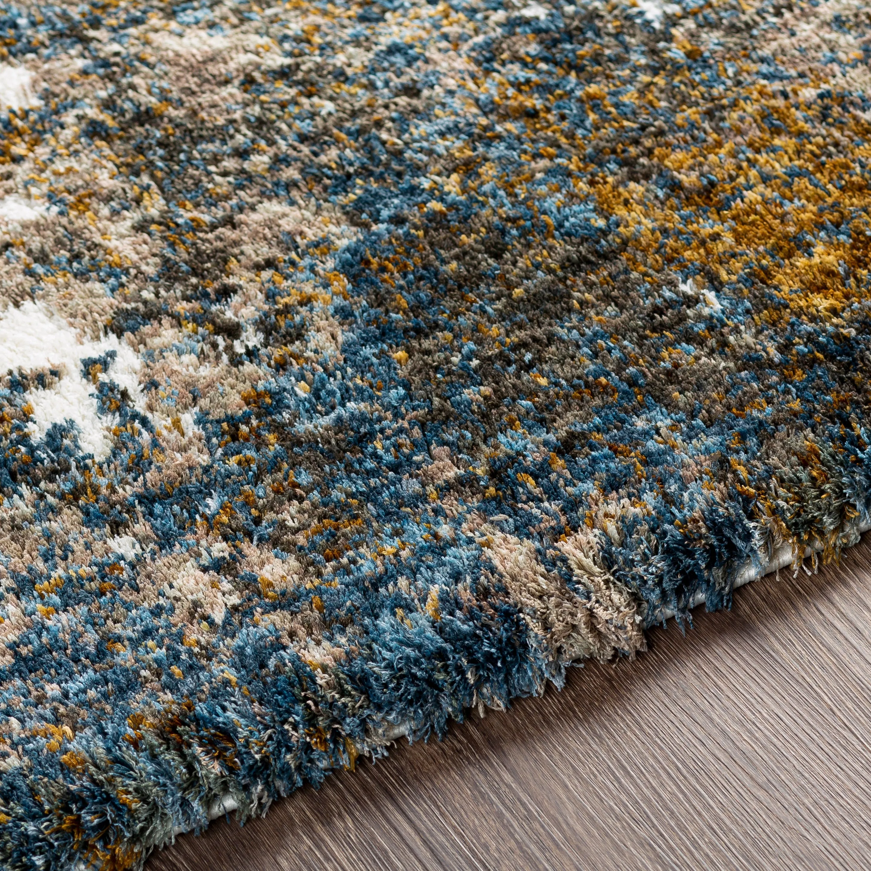 Artistic Weavers Tiago Abstract Watercolor Modern Shag Area Rug