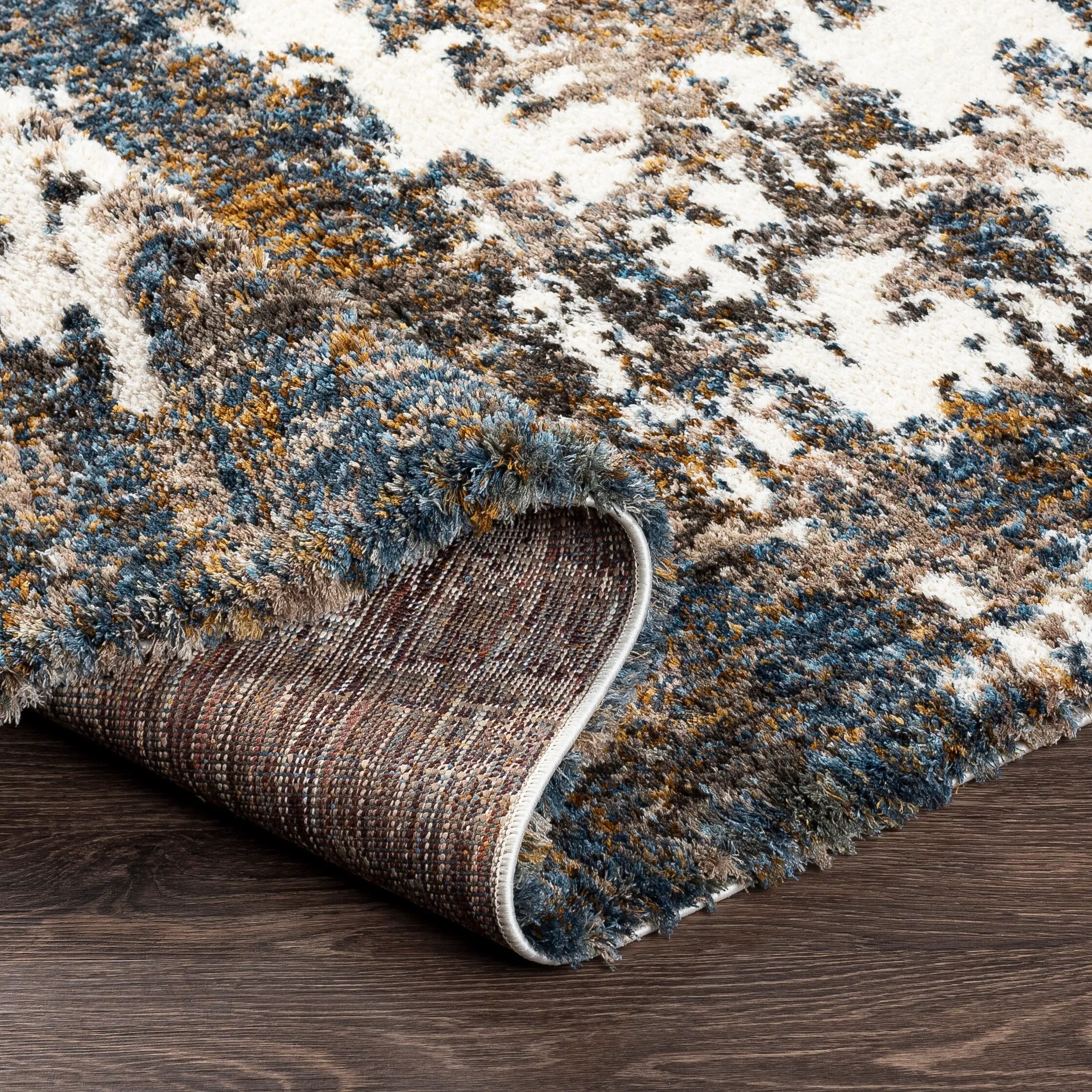 Artistic Weavers Tiago Abstract Watercolor Modern Shag Area Rug