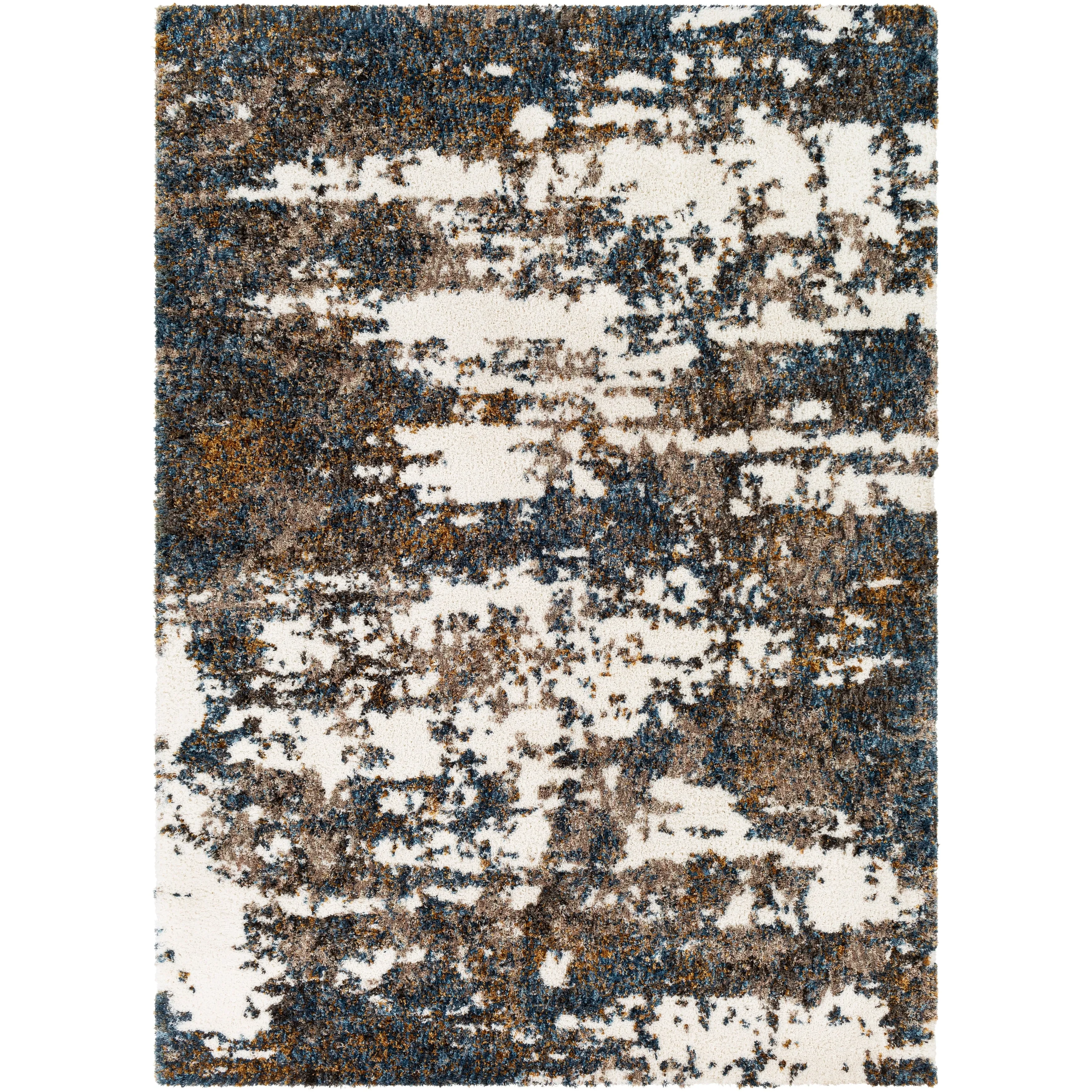 Artistic Weavers Tiago Abstract Watercolor Modern Shag Area Rug