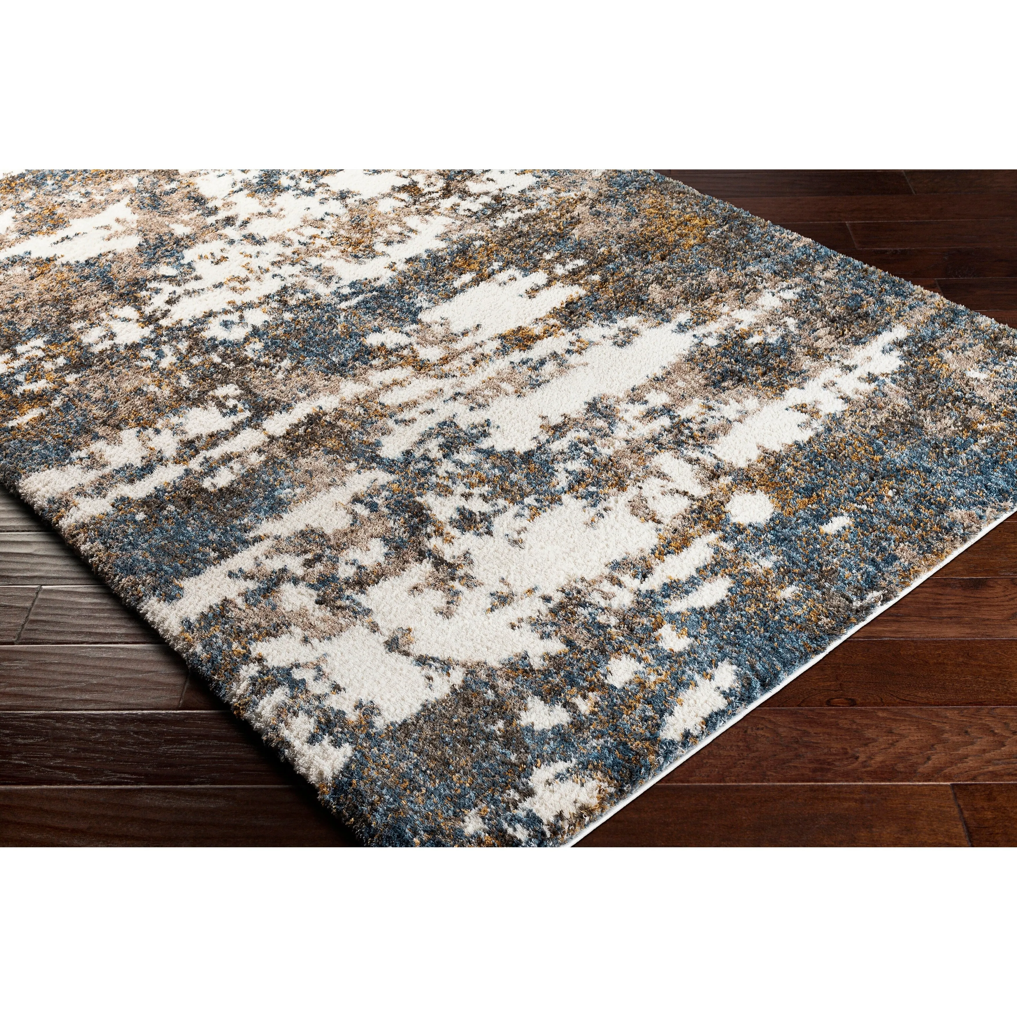 Artistic Weavers Tiago Abstract Watercolor Modern Shag Area Rug
