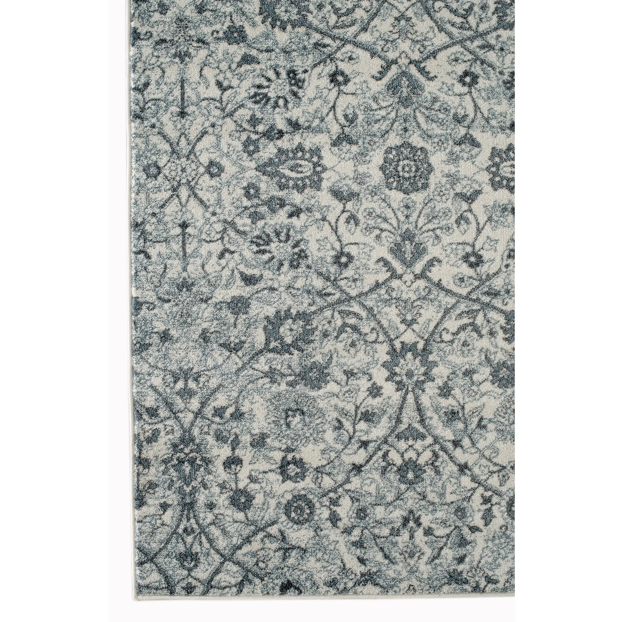 Aurelia Sala Light Blue Floral Area Rug