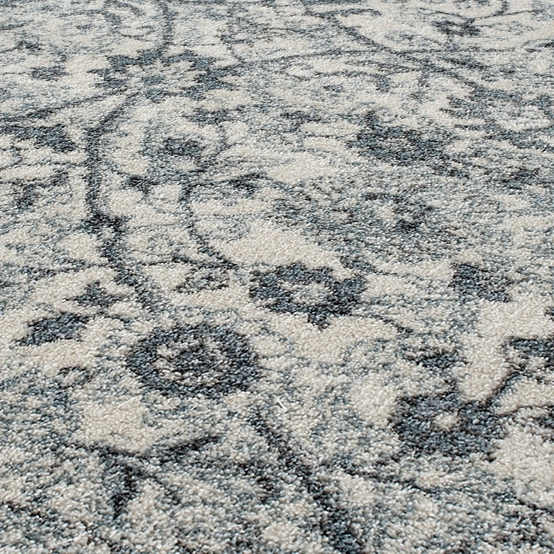 Aurelia Sala Light Blue Floral Area Rug