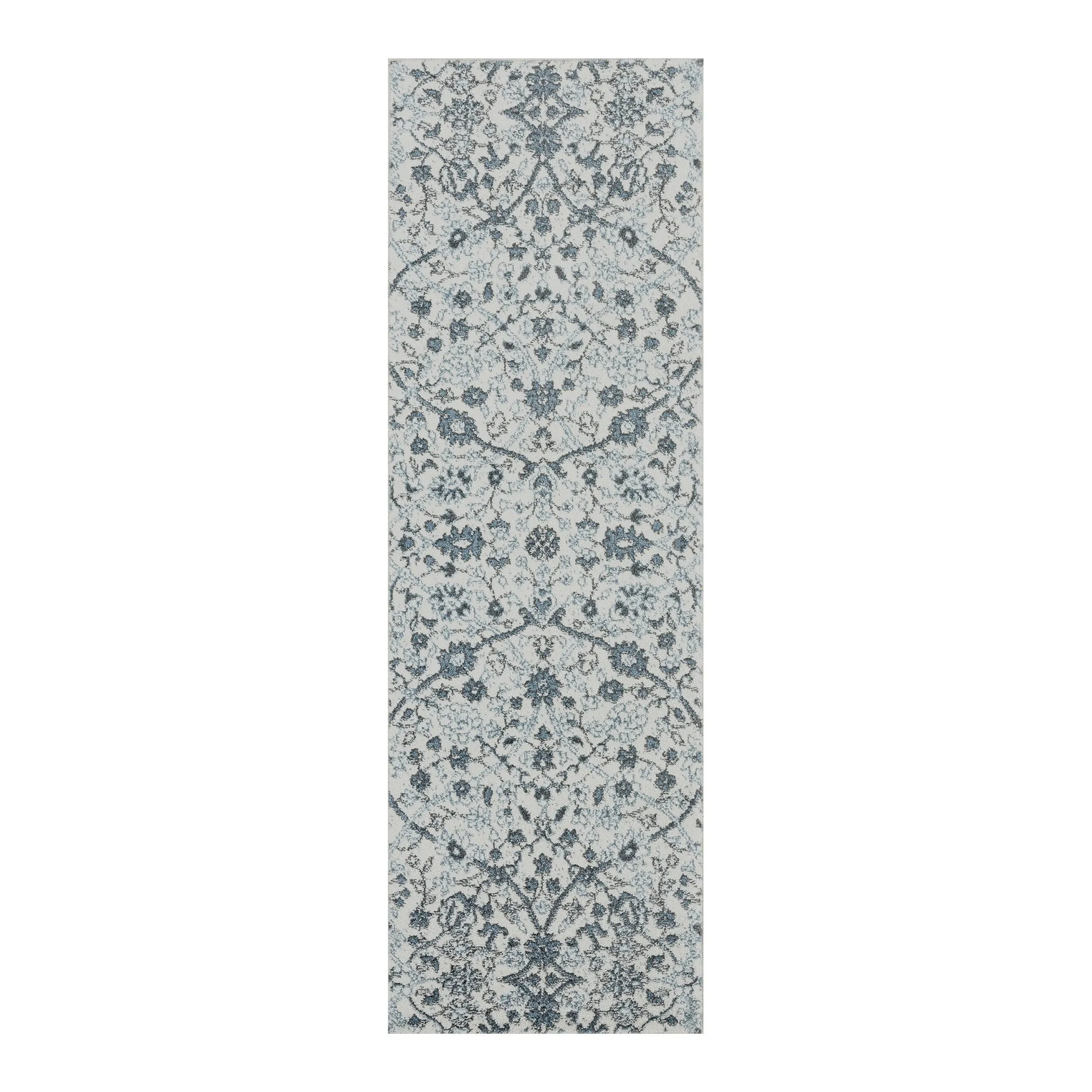 Aurelia Sala Light Blue Floral Area Rug
