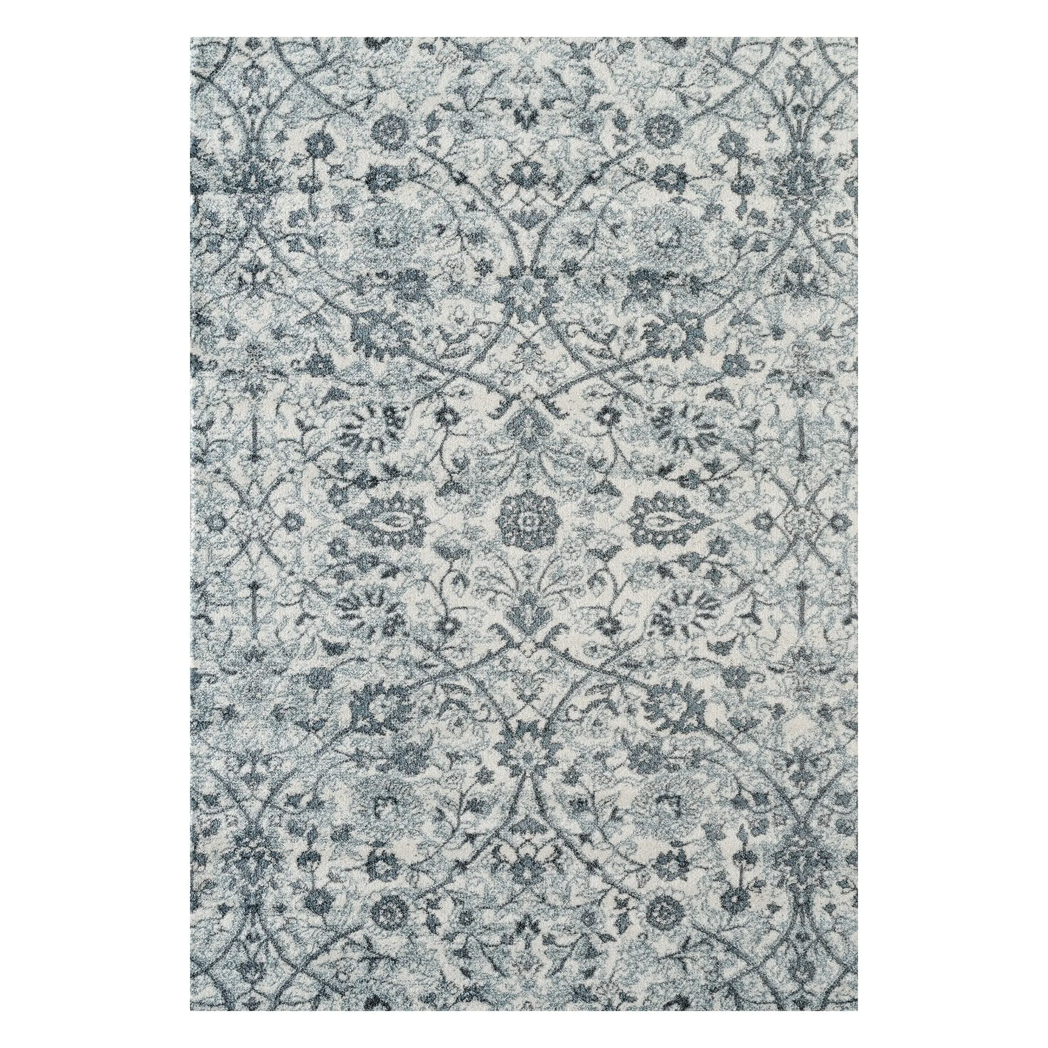 Aurelia Sala Light Blue Floral Area Rug