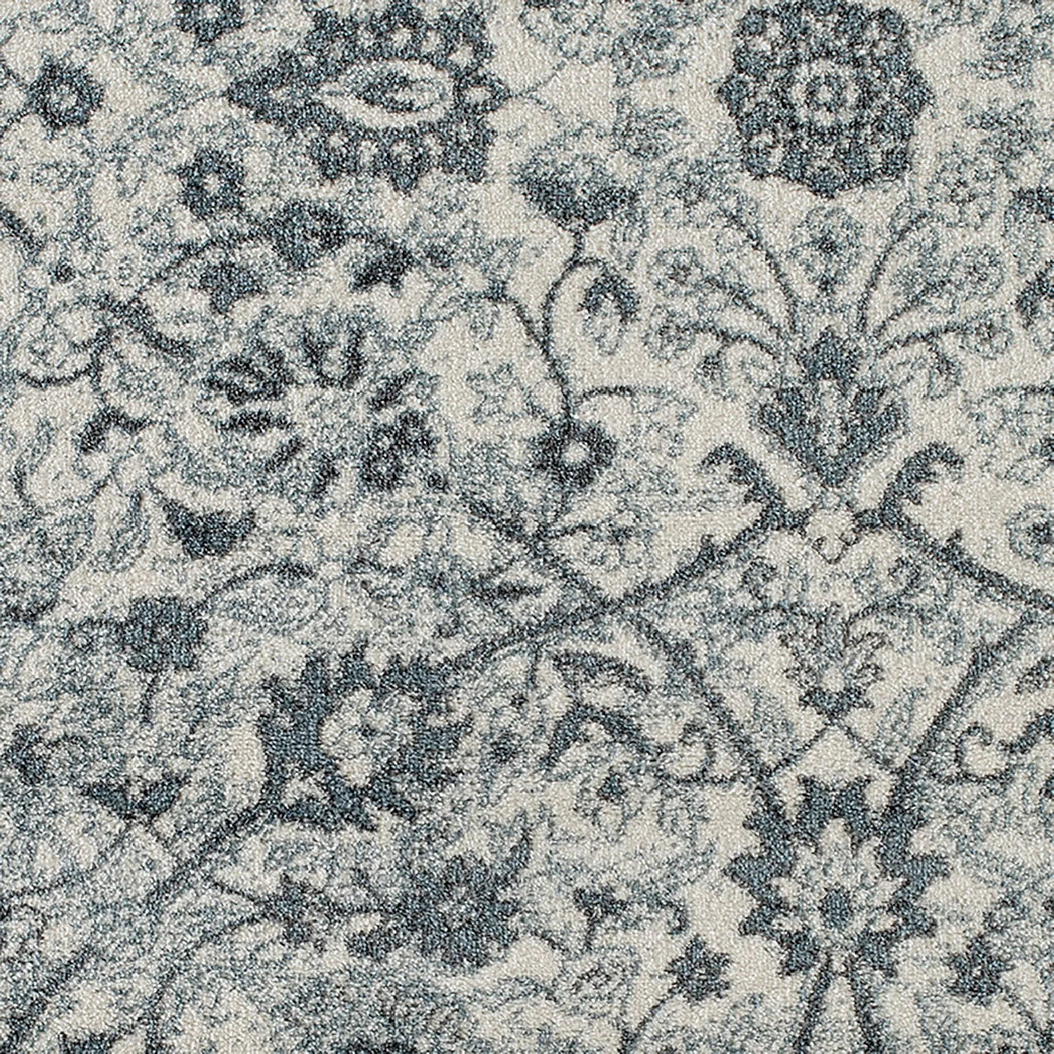 Aurelia Sala Light Blue Floral Area Rug
