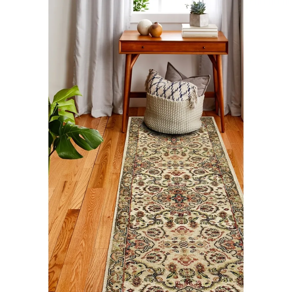 Bashian Bodhi Traditional Beige Floral Oriental Area Rug