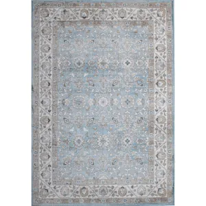 Bashian Bonny Light Blue Transitional Area Rug