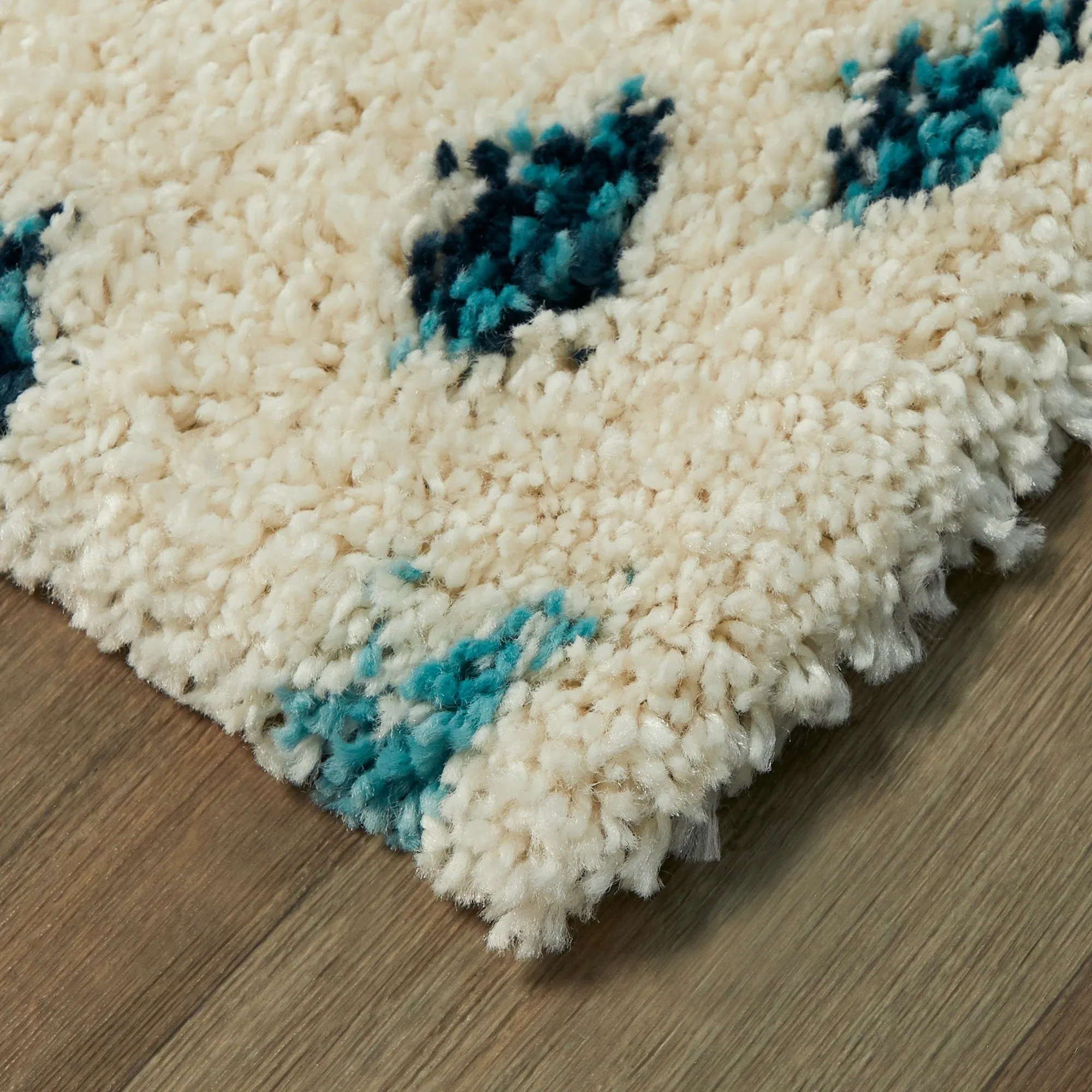 Belmonte Geometric Shag Area Rug