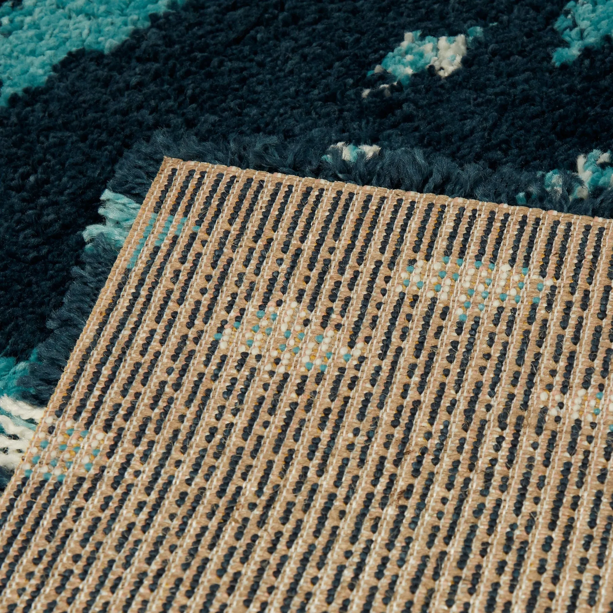 Belmonte Geometric Shag Area Rug