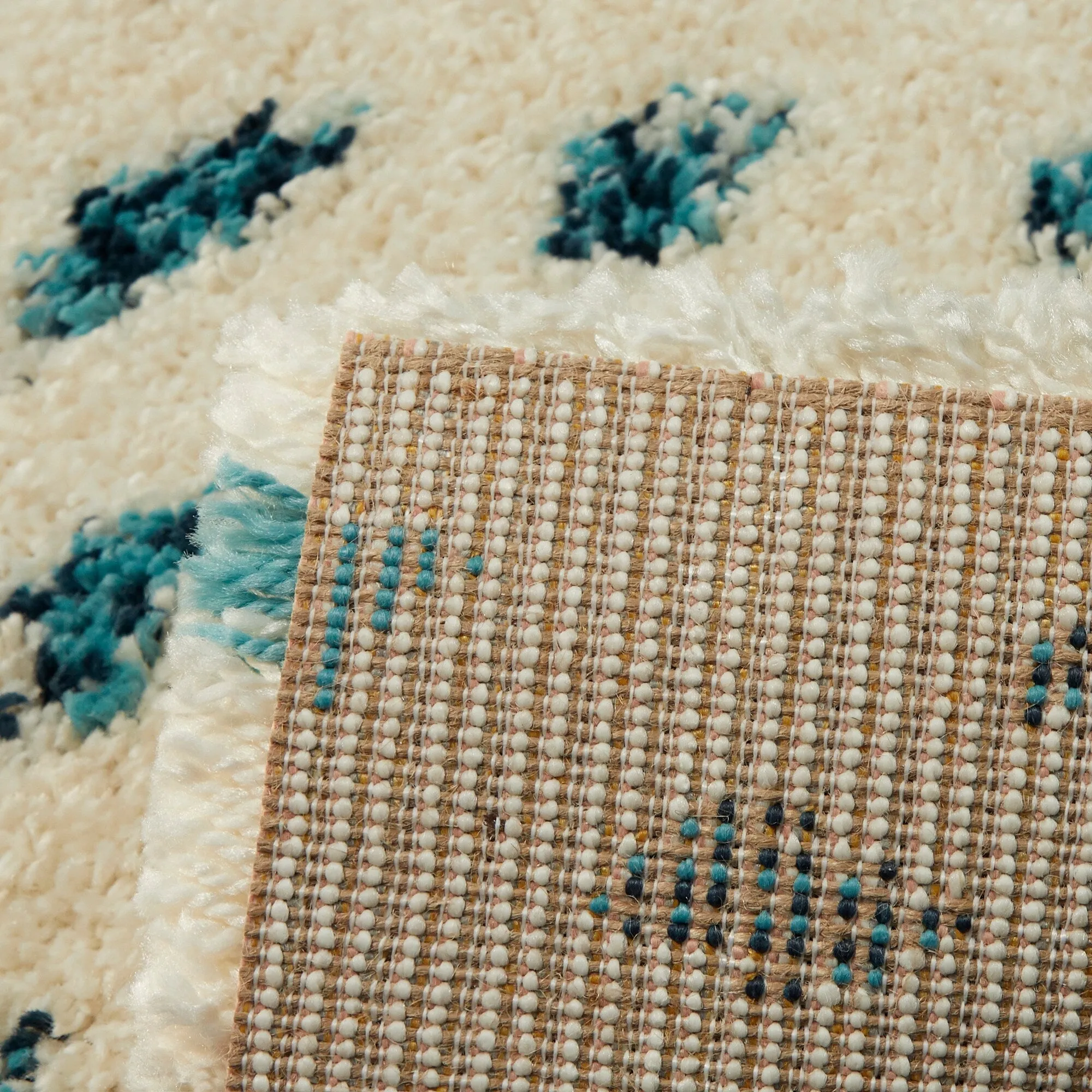 Belmonte Geometric Shag Area Rug