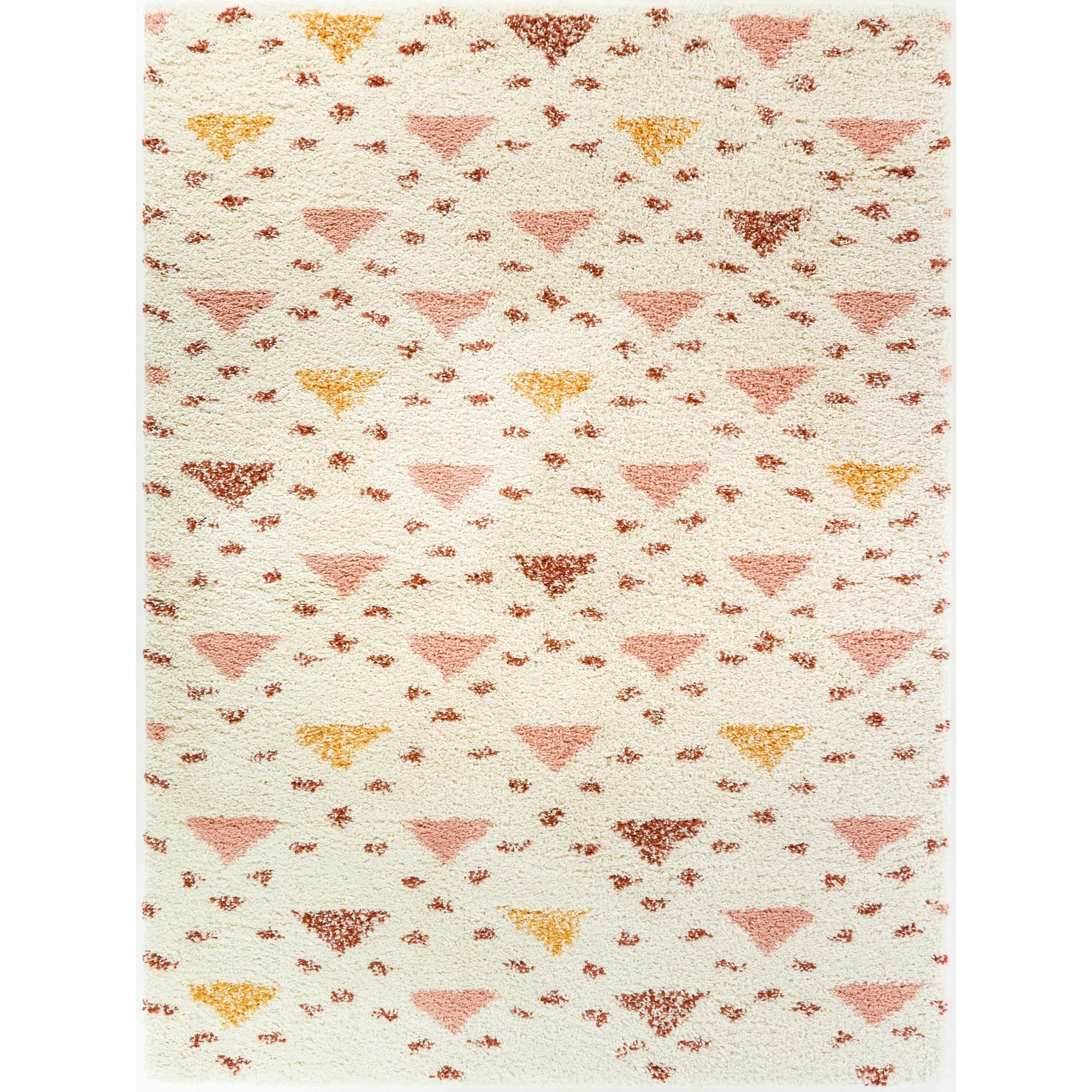Belmonte Geometric Shag Area Rug