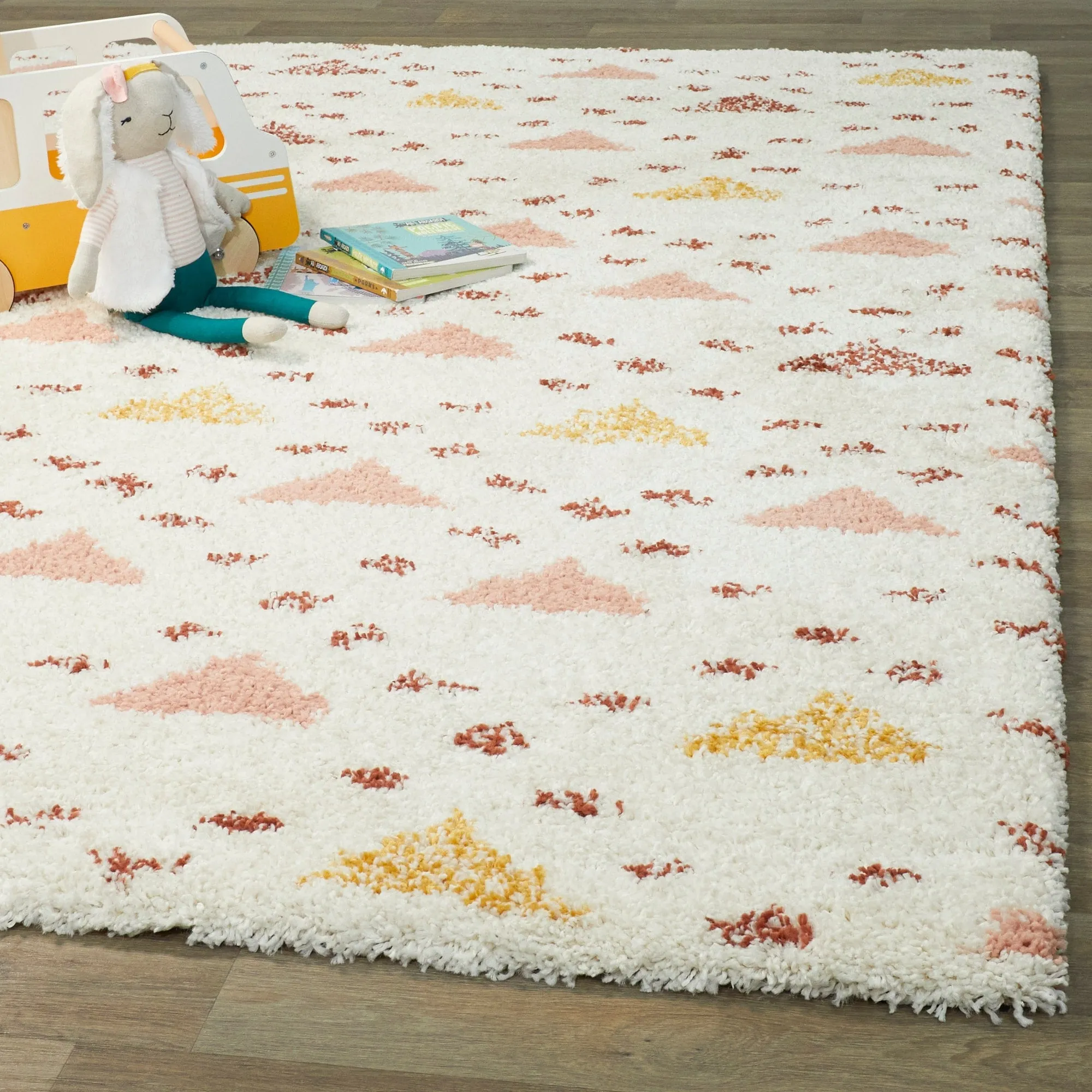 Belmonte Geometric Shag Area Rug
