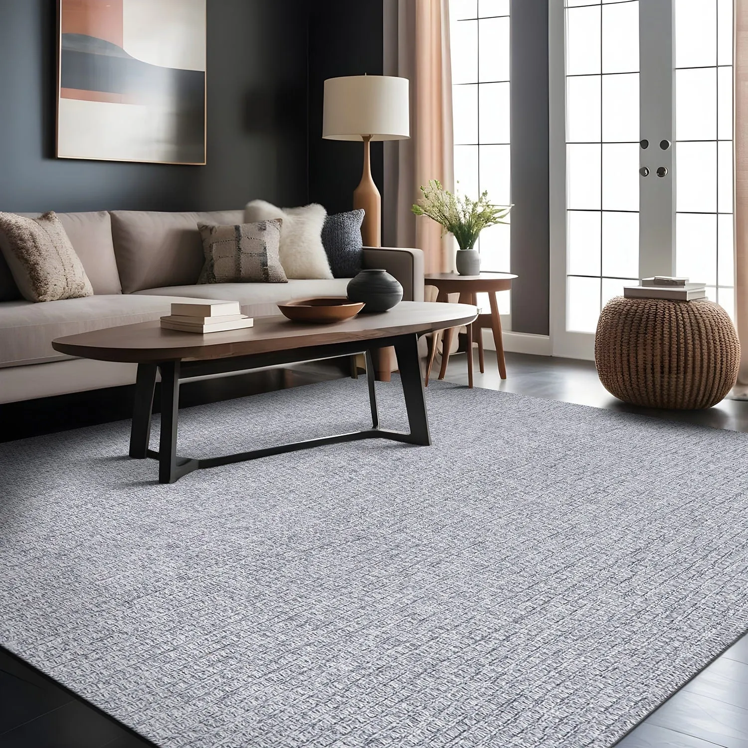 Beverly Rug Easy Clean Non Shedding Jute Rug