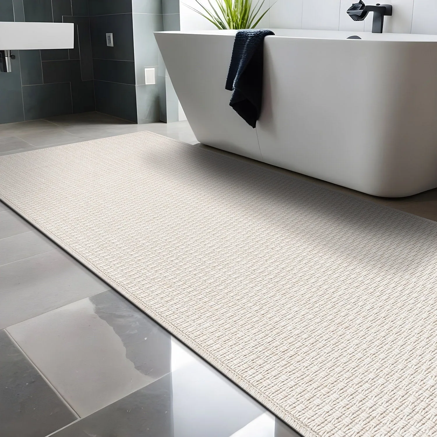 Beverly Rug Easy Clean Non Shedding Jute Rug