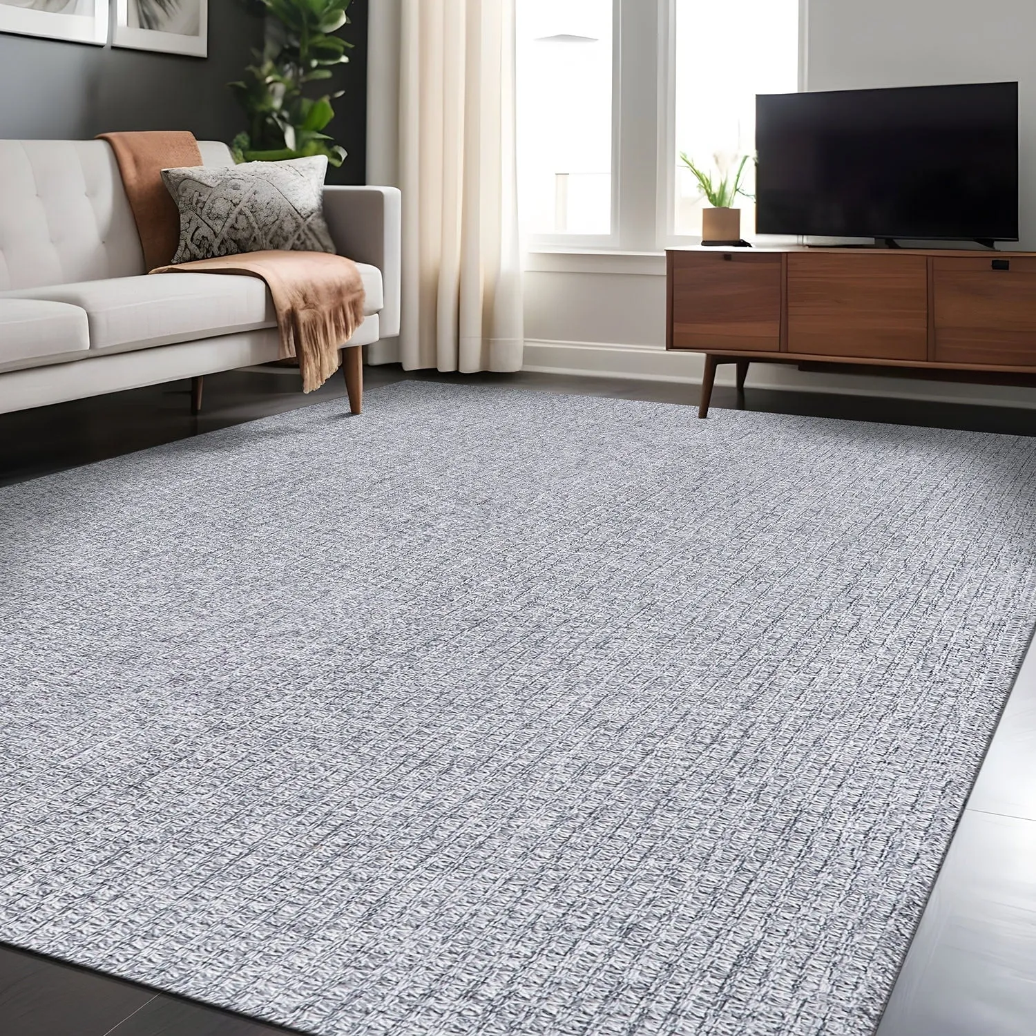 Beverly Rug Easy Clean Non Shedding Jute Rug