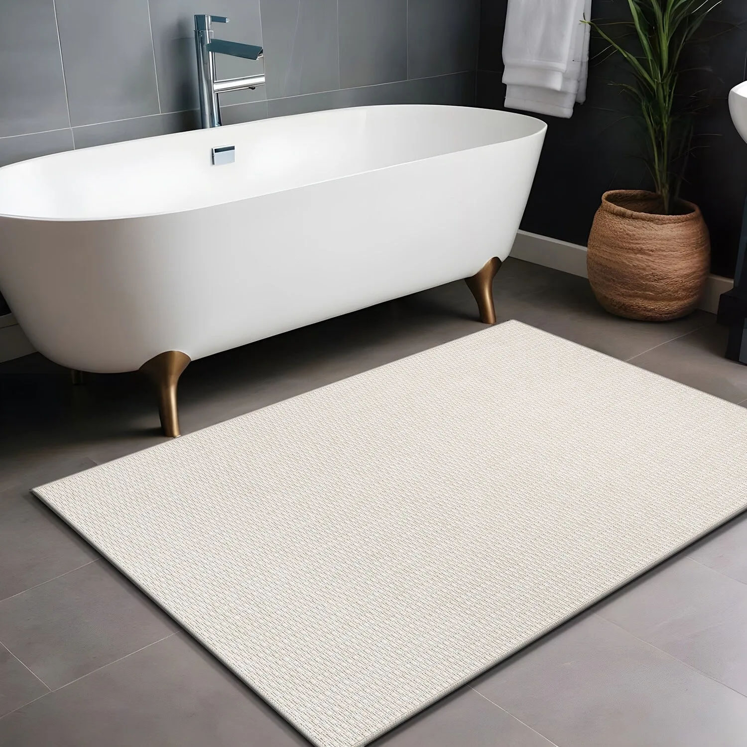 Beverly Rug Easy Clean Non Shedding Jute Rug