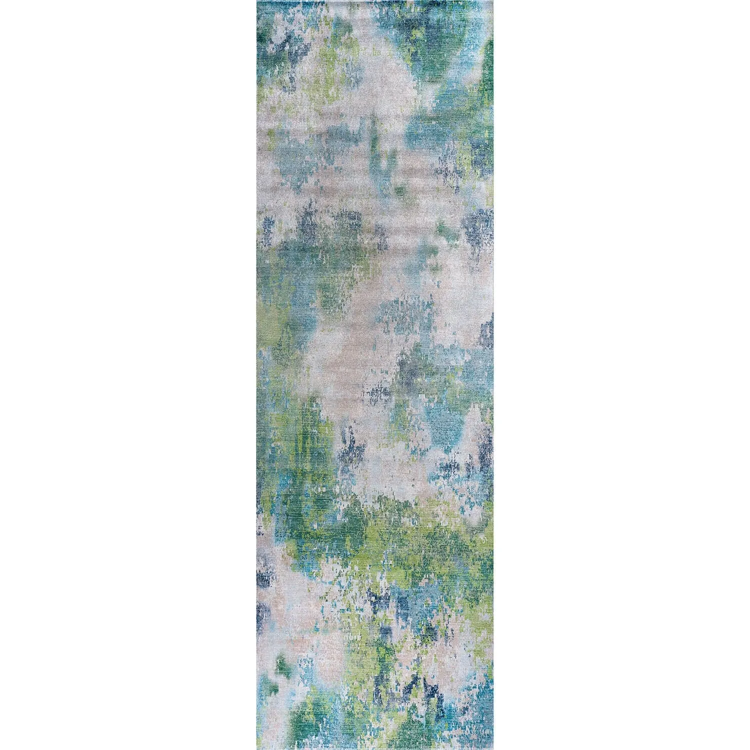 Beverly Rug Queen Abstract Non-Slip Rubber Back Washable Indoor Area Rug