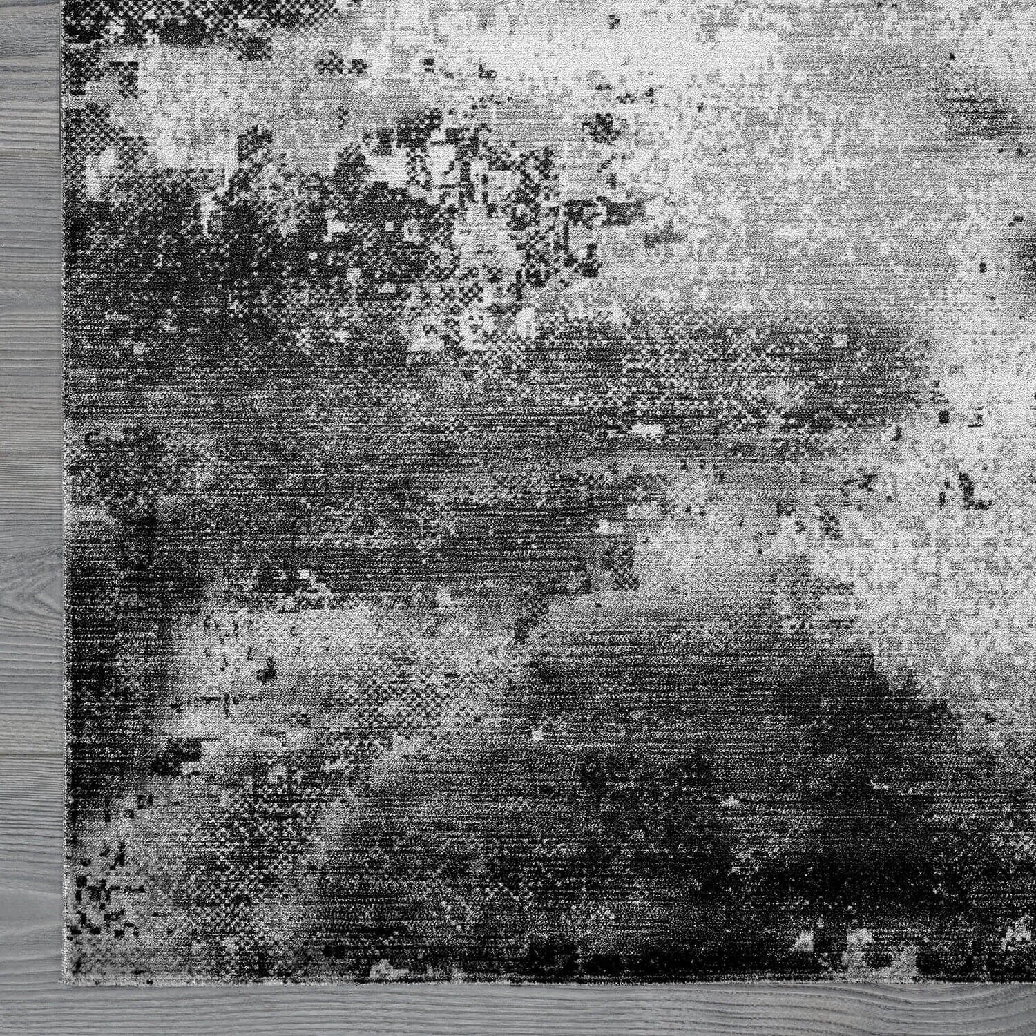 Beverly Rug Queen Abstract Non-Slip Rubber Back Washable Indoor Area Rug
