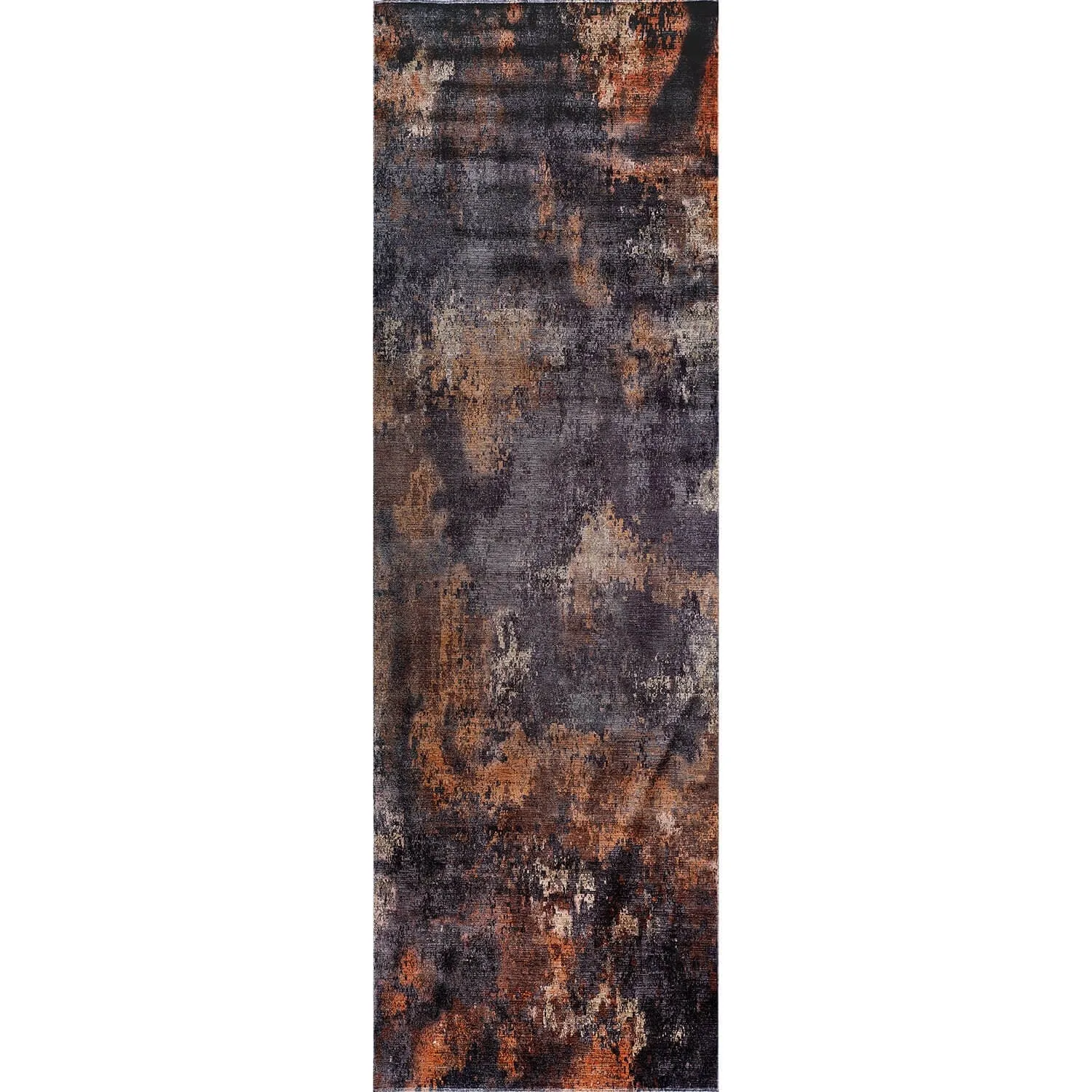 Beverly Rug Queen Abstract Non-Slip Rubber Back Washable Indoor Area Rug