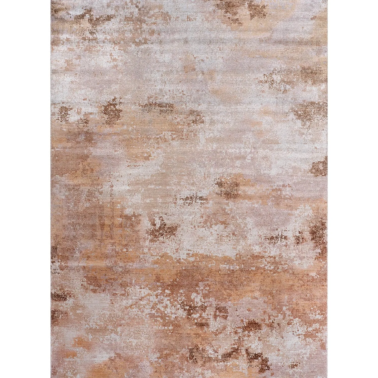Beverly Rug Queen Abstract Non-Slip Rubber Back Washable Indoor Area Rug
