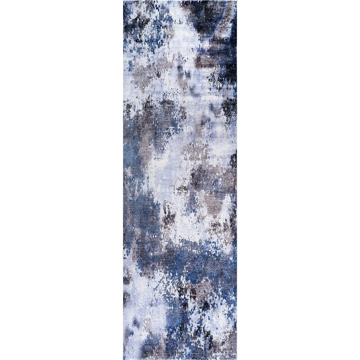 Beverly Rug Queen Abstract Non-Slip Rubber Back Washable Indoor Area Rug