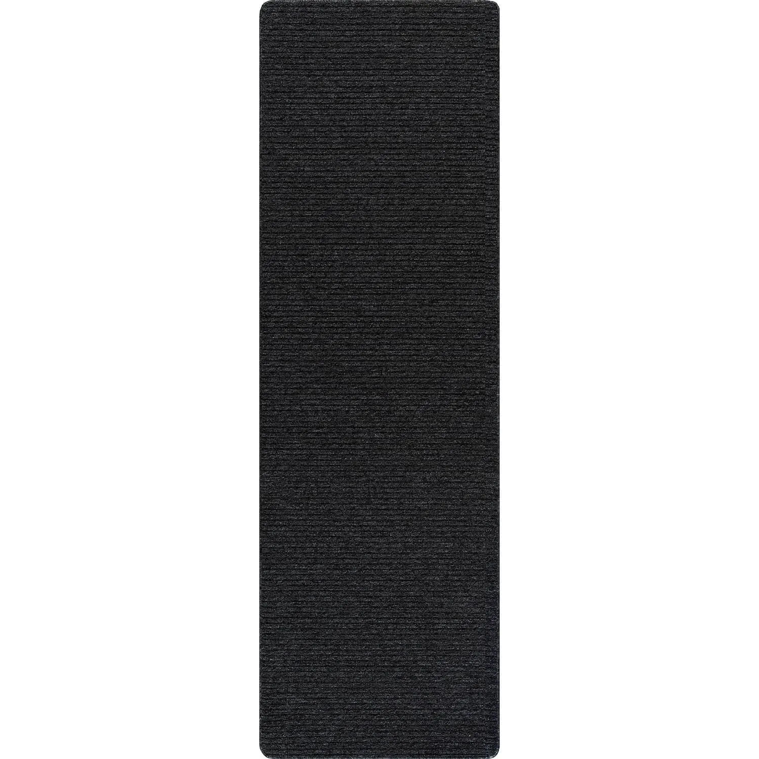 Beverly Rug Solid Color Non-Slip Rubber Back Washable Indoor Area Rug