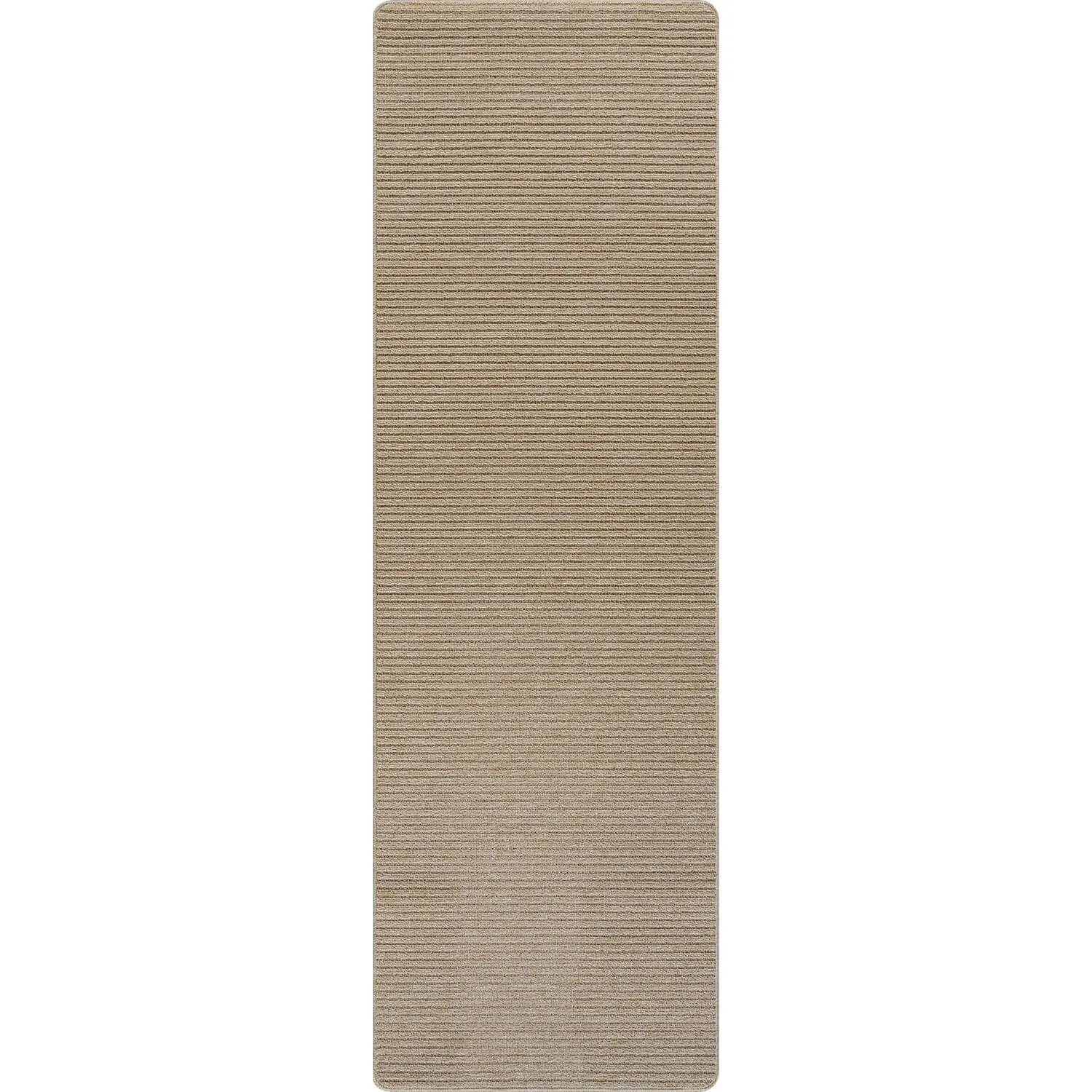 Beverly Rug Solid Color Non-Slip Rubber Back Washable Indoor Area Rug