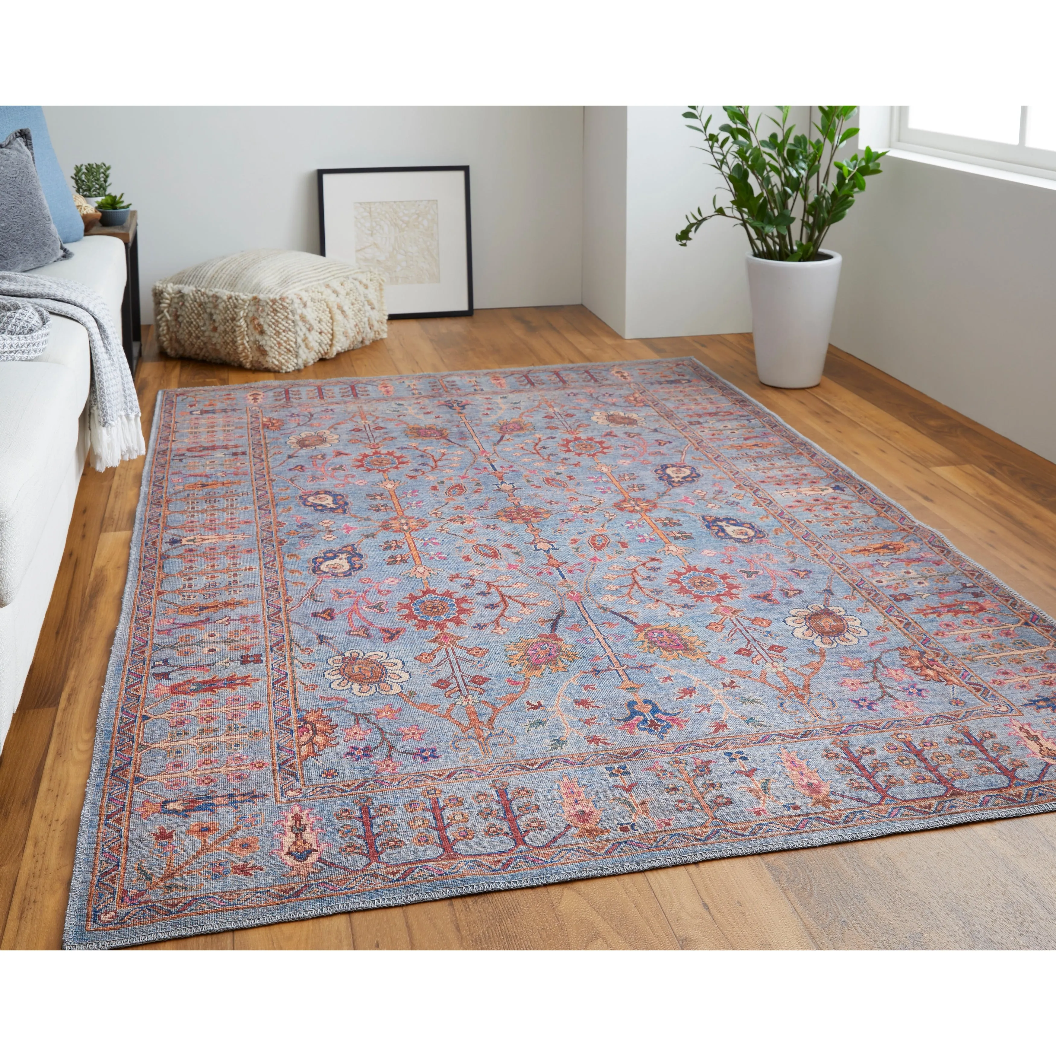 Birchlawn Power Loomed Non-Traditional Area Rug