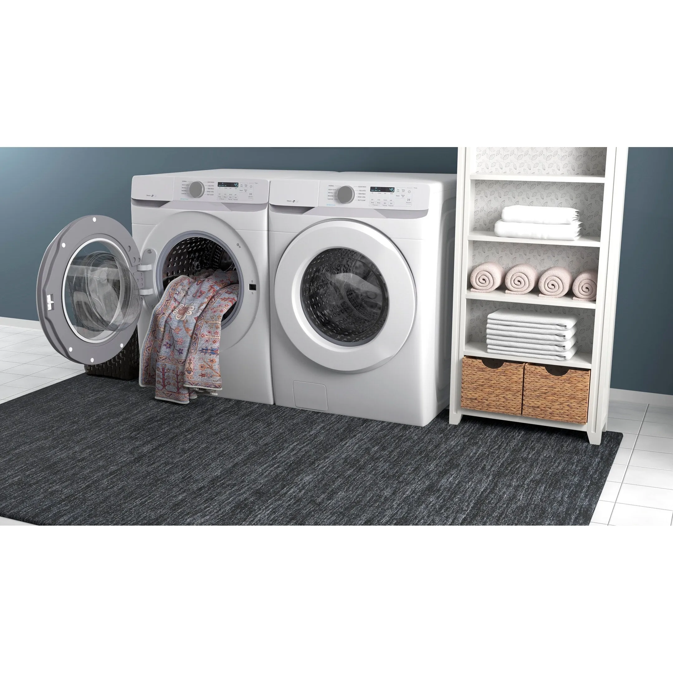 Birchlawn Power Loomed Non-Traditional Area Rug