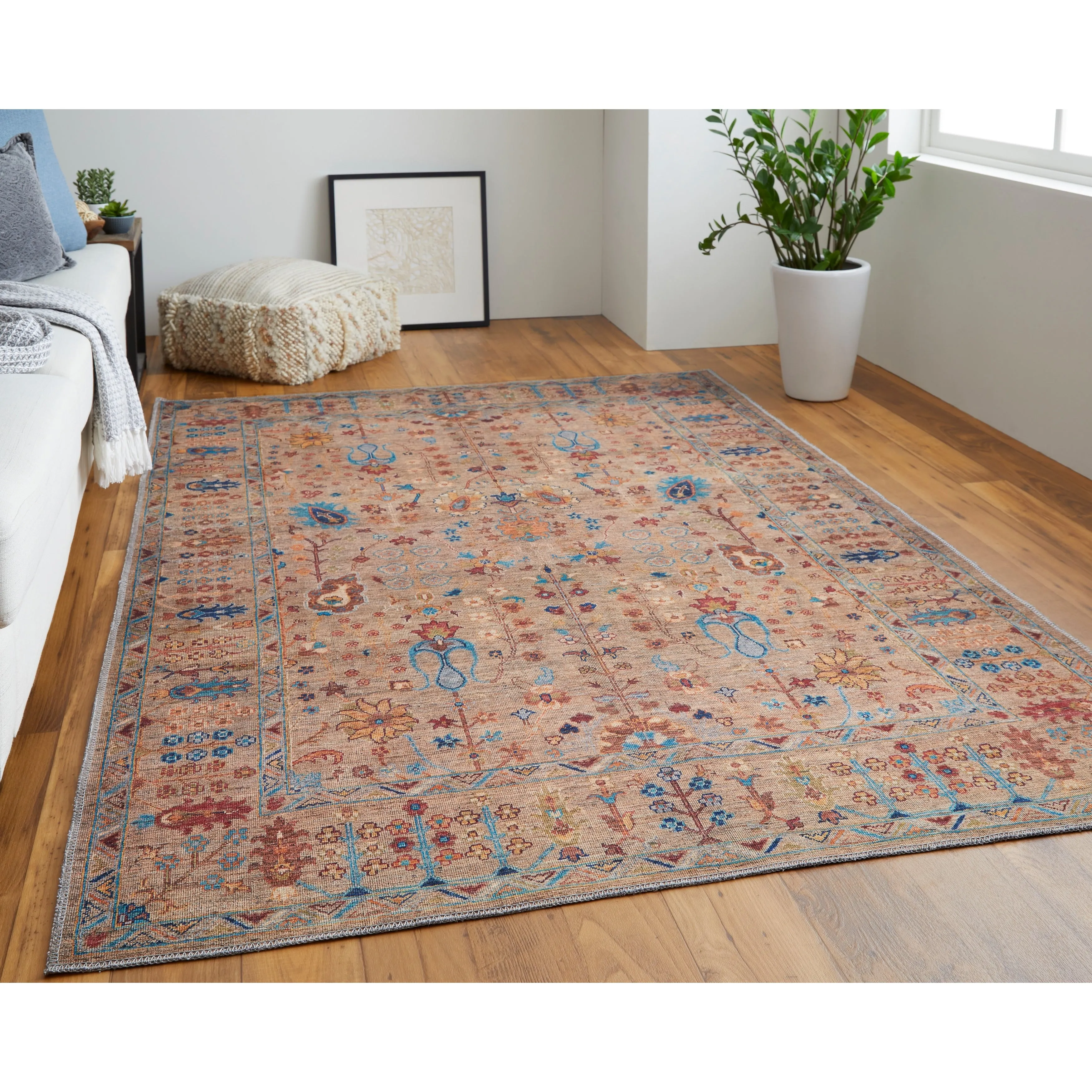 Birchlawn Power Loomed Non-Traditional Area Rug