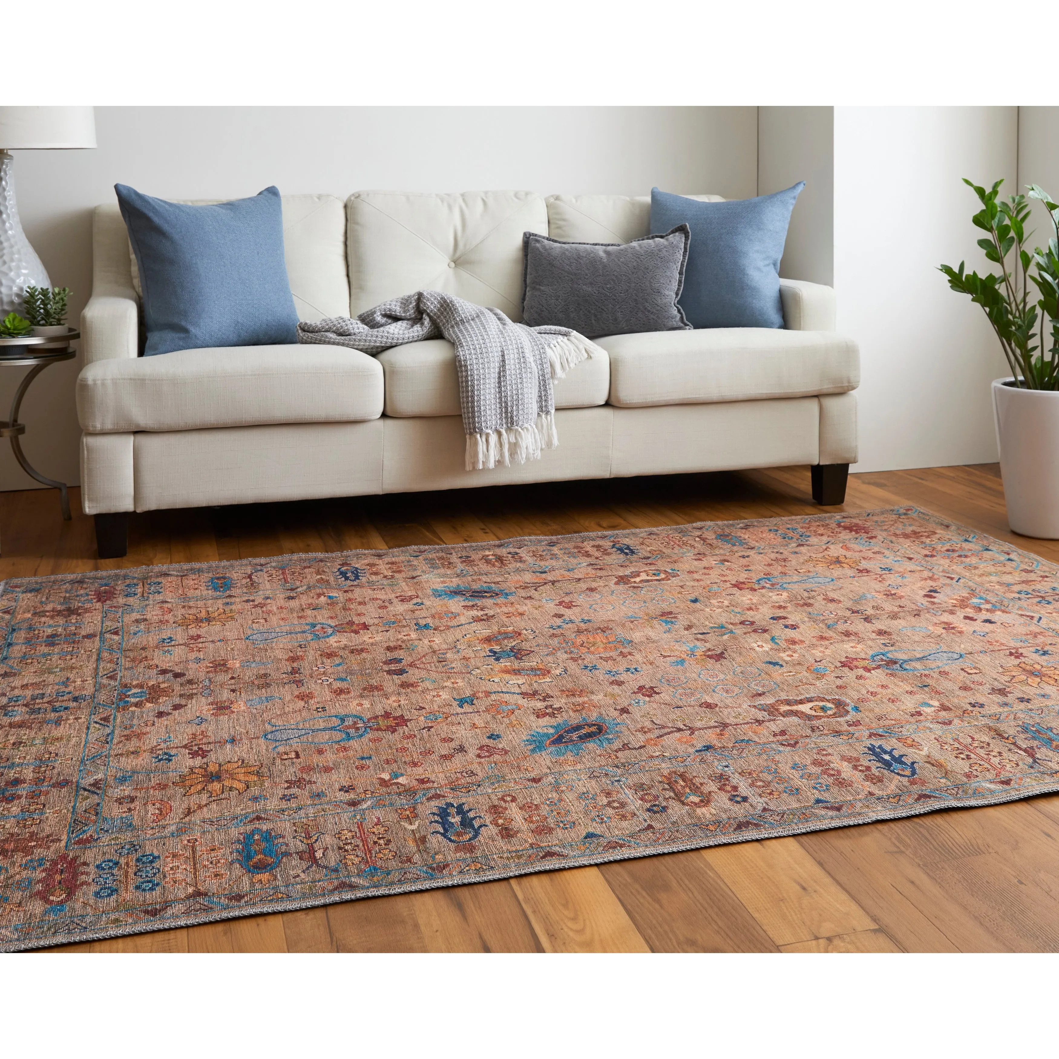 Birchlawn Power Loomed Non-Traditional Area Rug