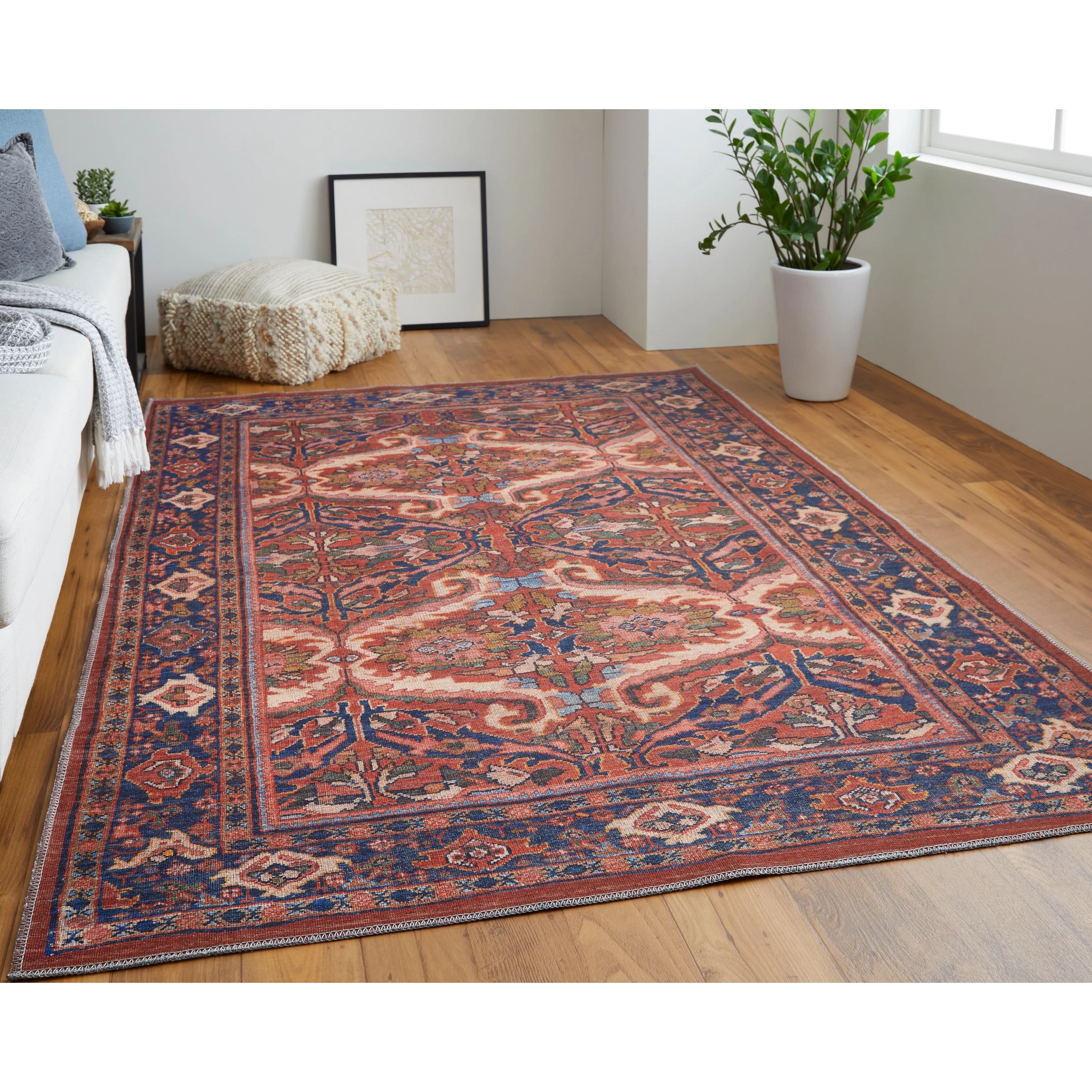 Birchlawn Power Loomed Oriental Area Rug