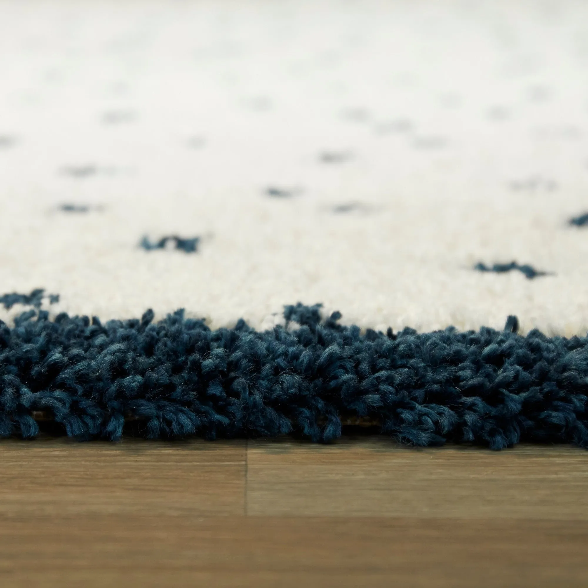 Blume Abstract Polka Dot Shag Area Rug