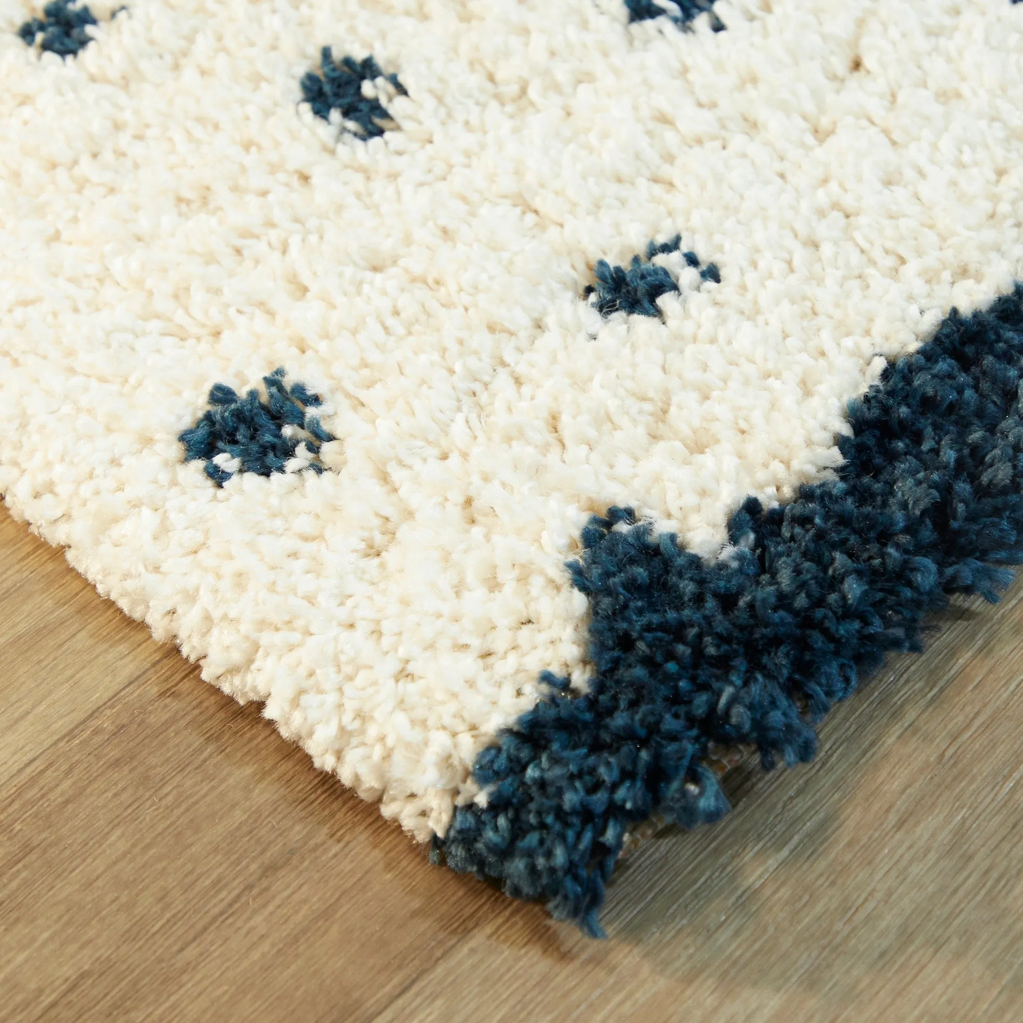 Blume Abstract Polka Dot Shag Area Rug