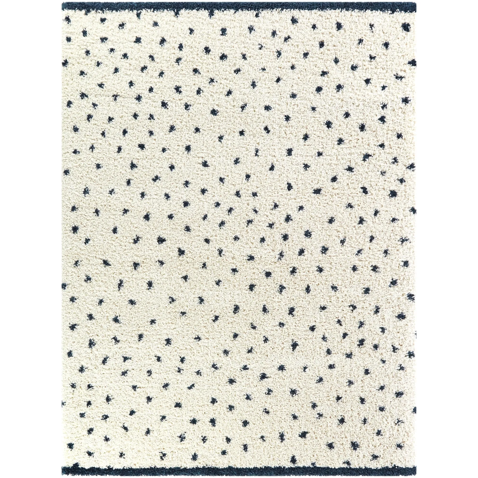 Blume Abstract Polka Dot Shag Area Rug