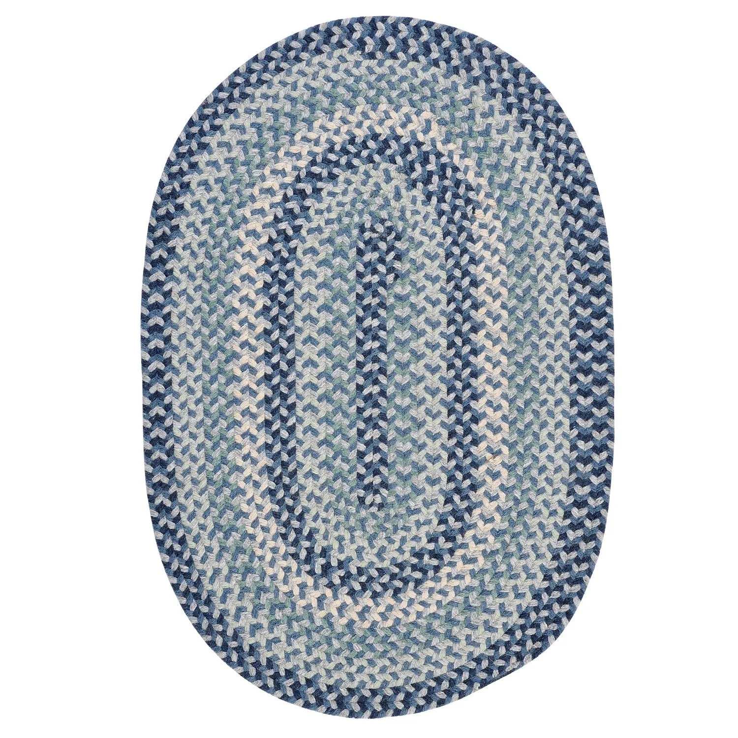 Boston Common - Capeside Blue Wool Blend Area Rug