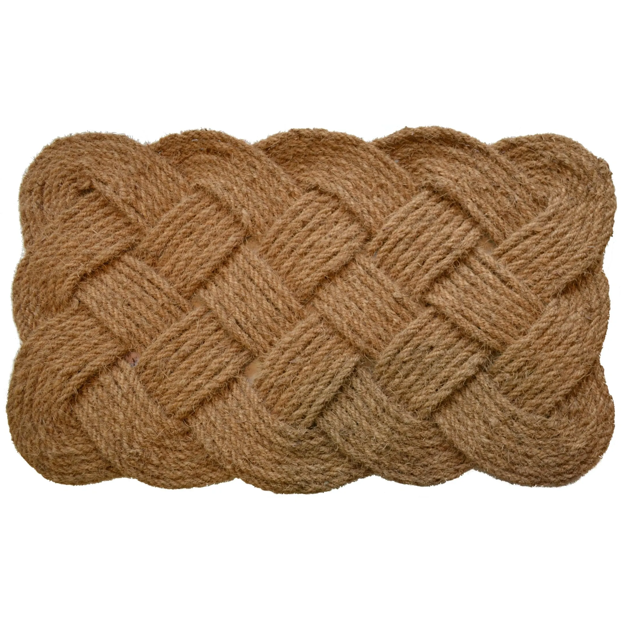 Braided Outdoor Brown Rope Door Mat - 30 x 48