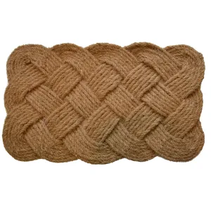 Braided Outdoor Brown Rope Door Mat - 30 x 48