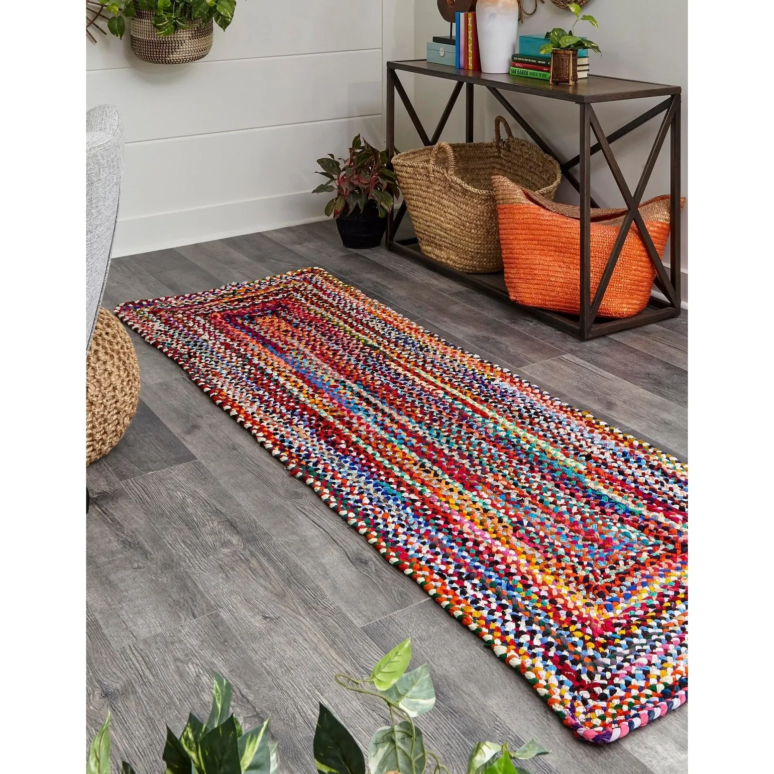 Braided Slin Collection Area Rug