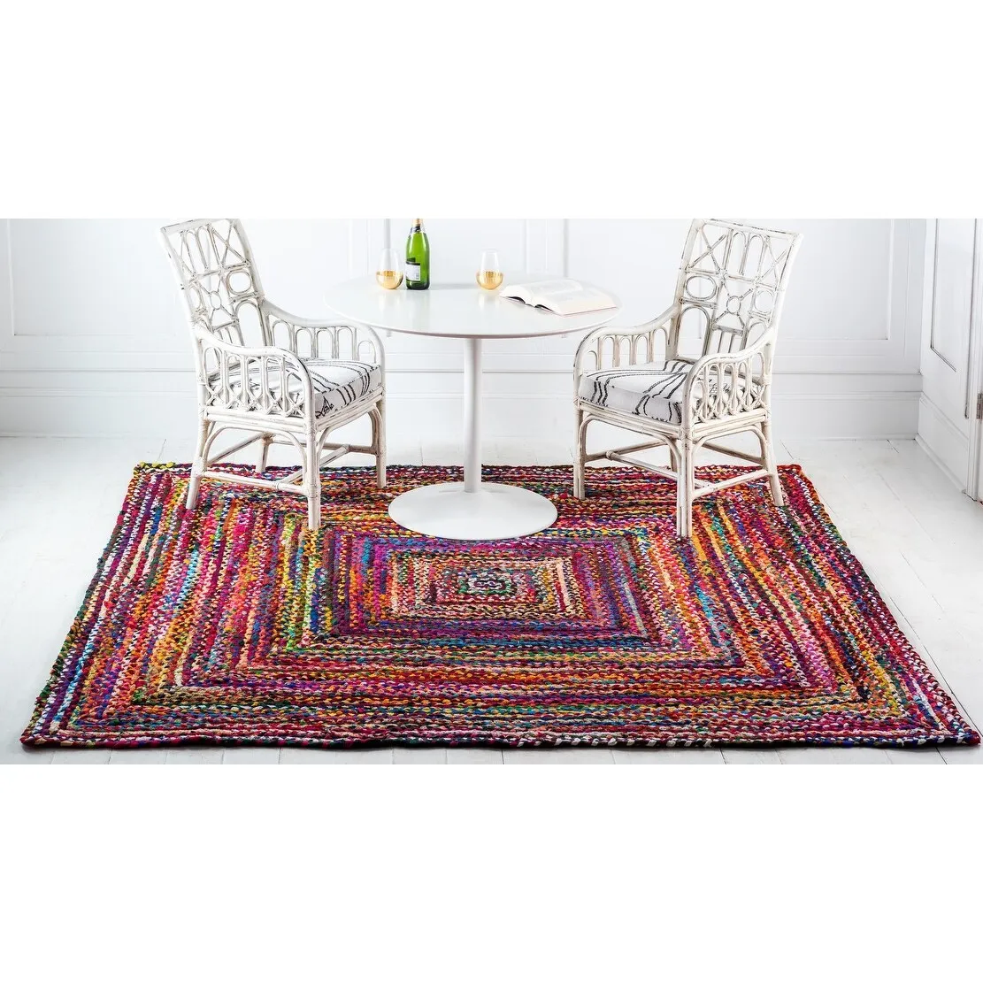 Braided Slin Collection Area Rug